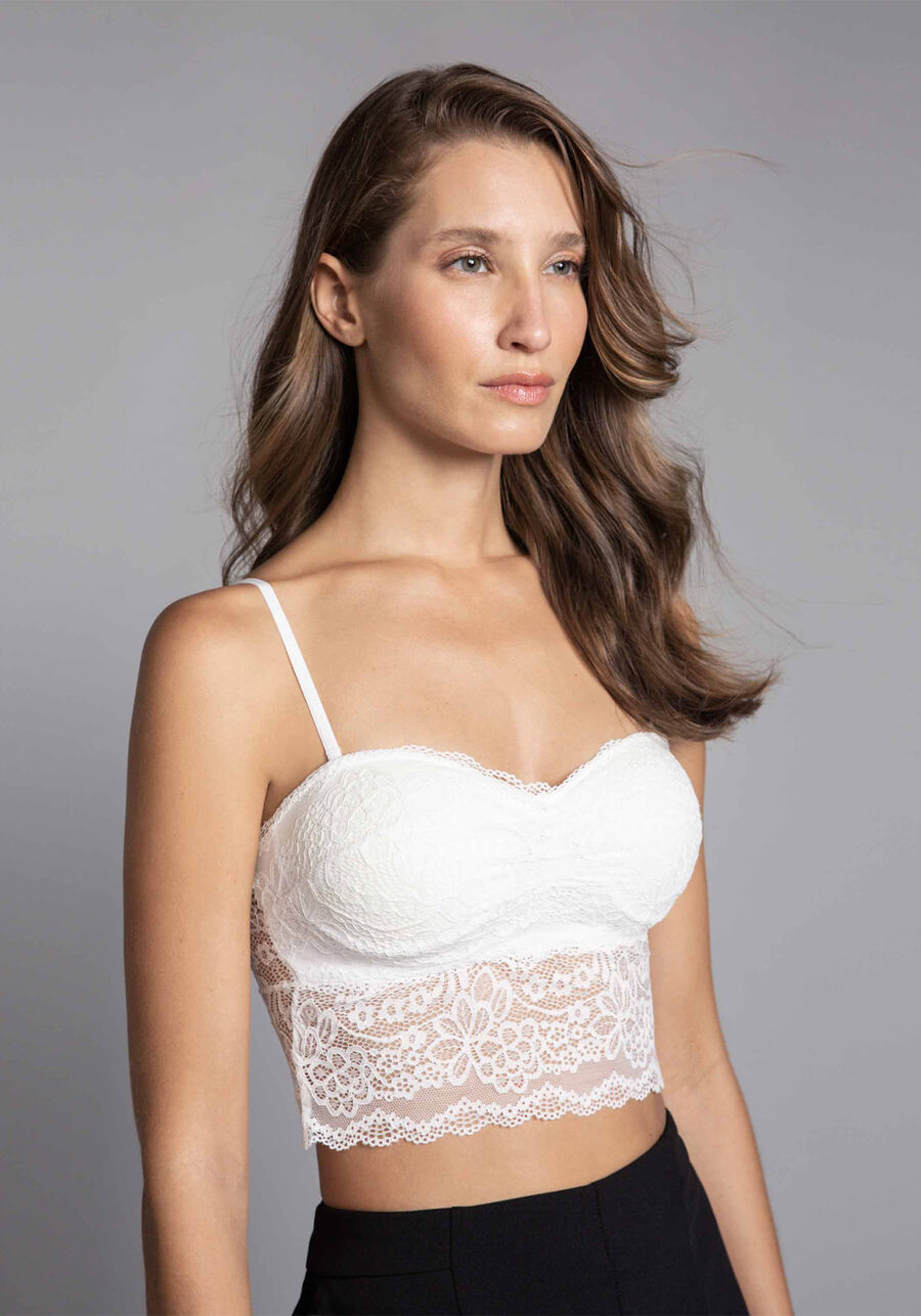 Top de Renda com Bojo, . Top de Renda com Bojo, , large.
