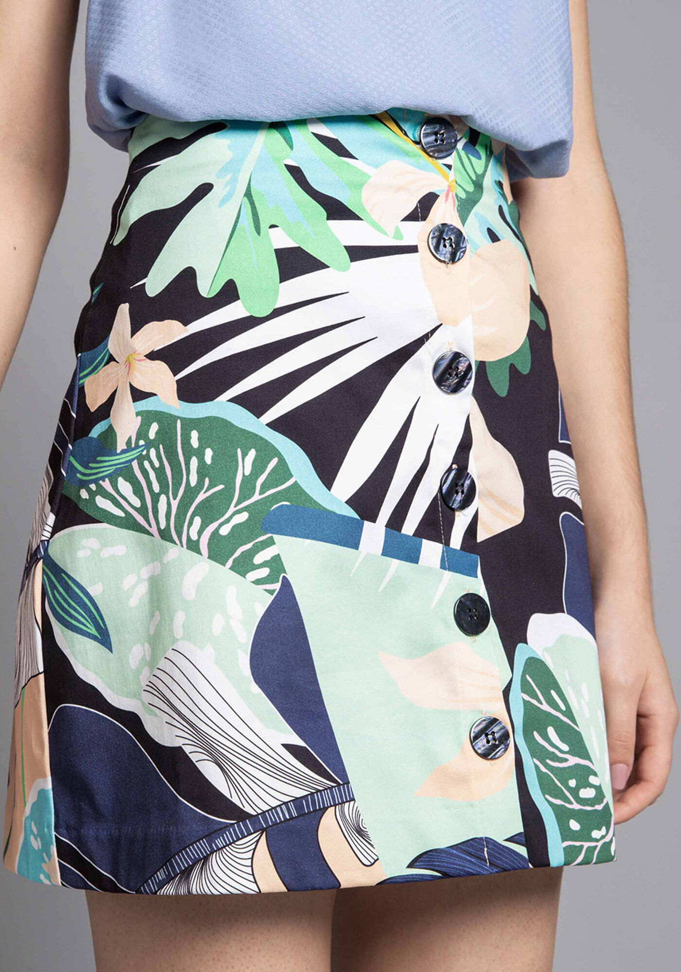 Saia Bot&otilde;es Estampa, , large.