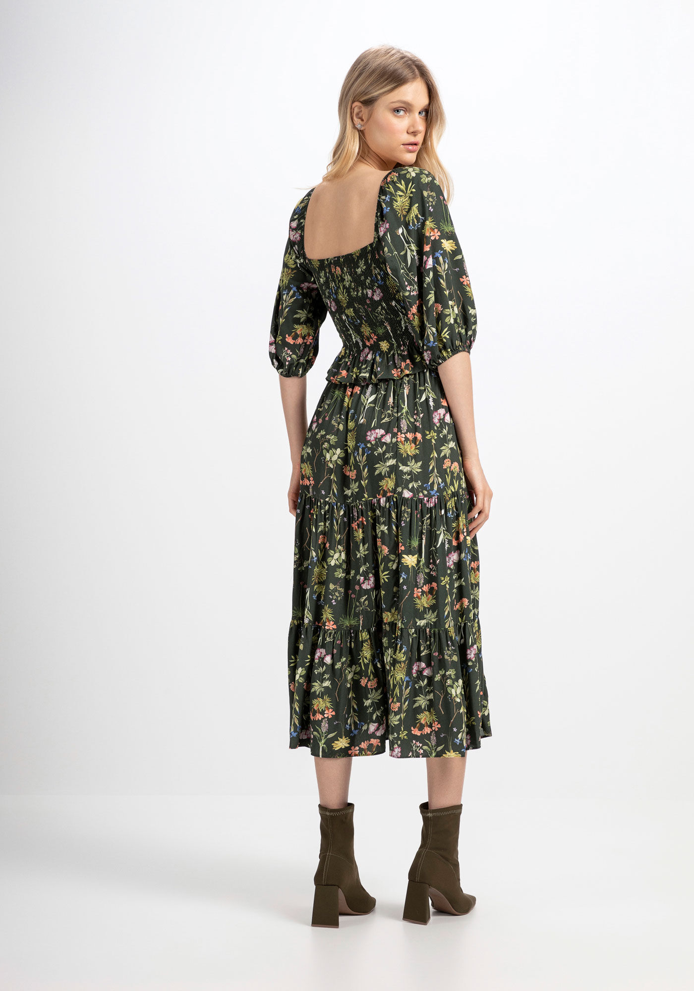 Blusa Manga Bufante com Franzido Busto, POND, large.