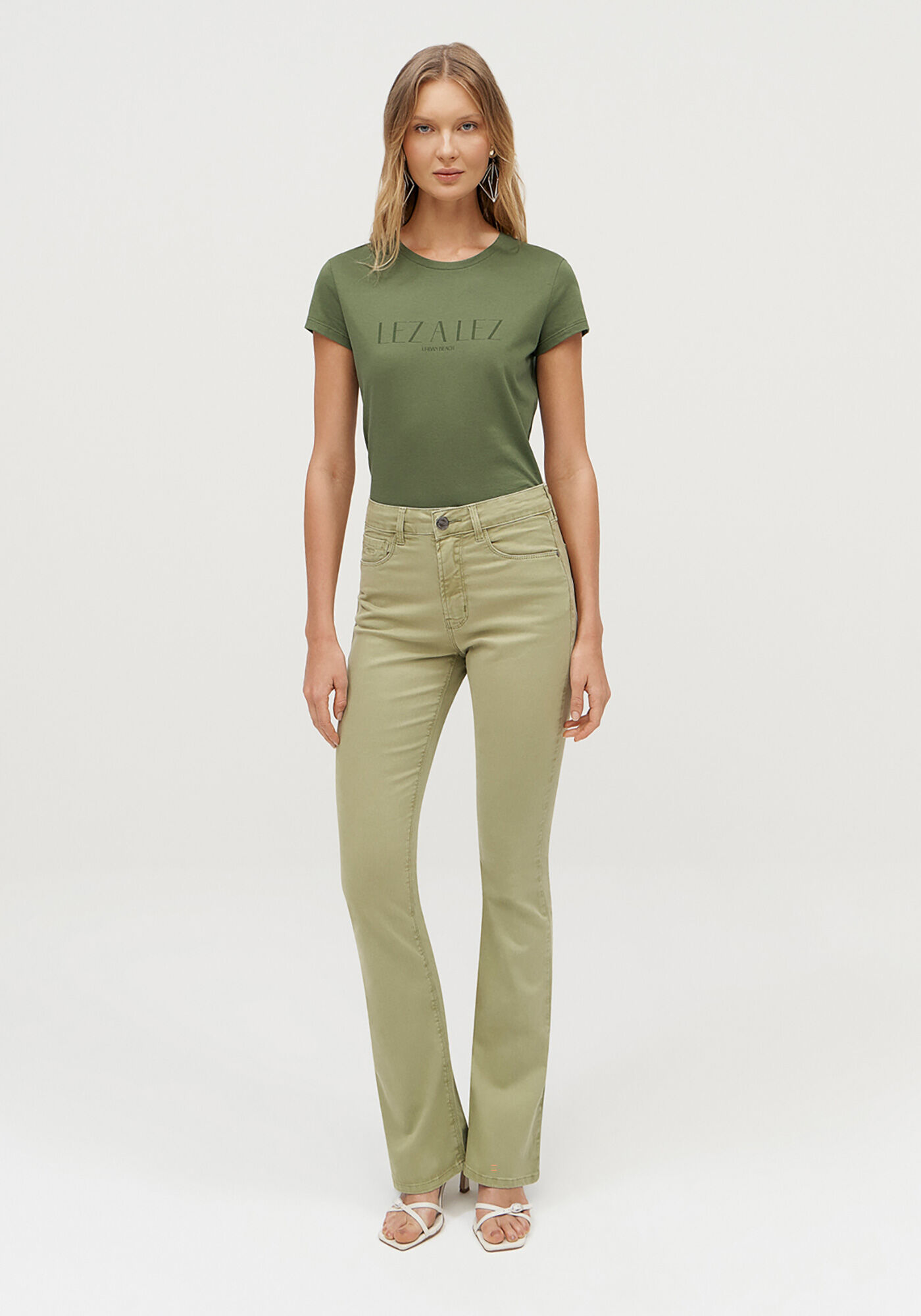 T-shirt em Malha com Estampa Lez a Lez, , large.