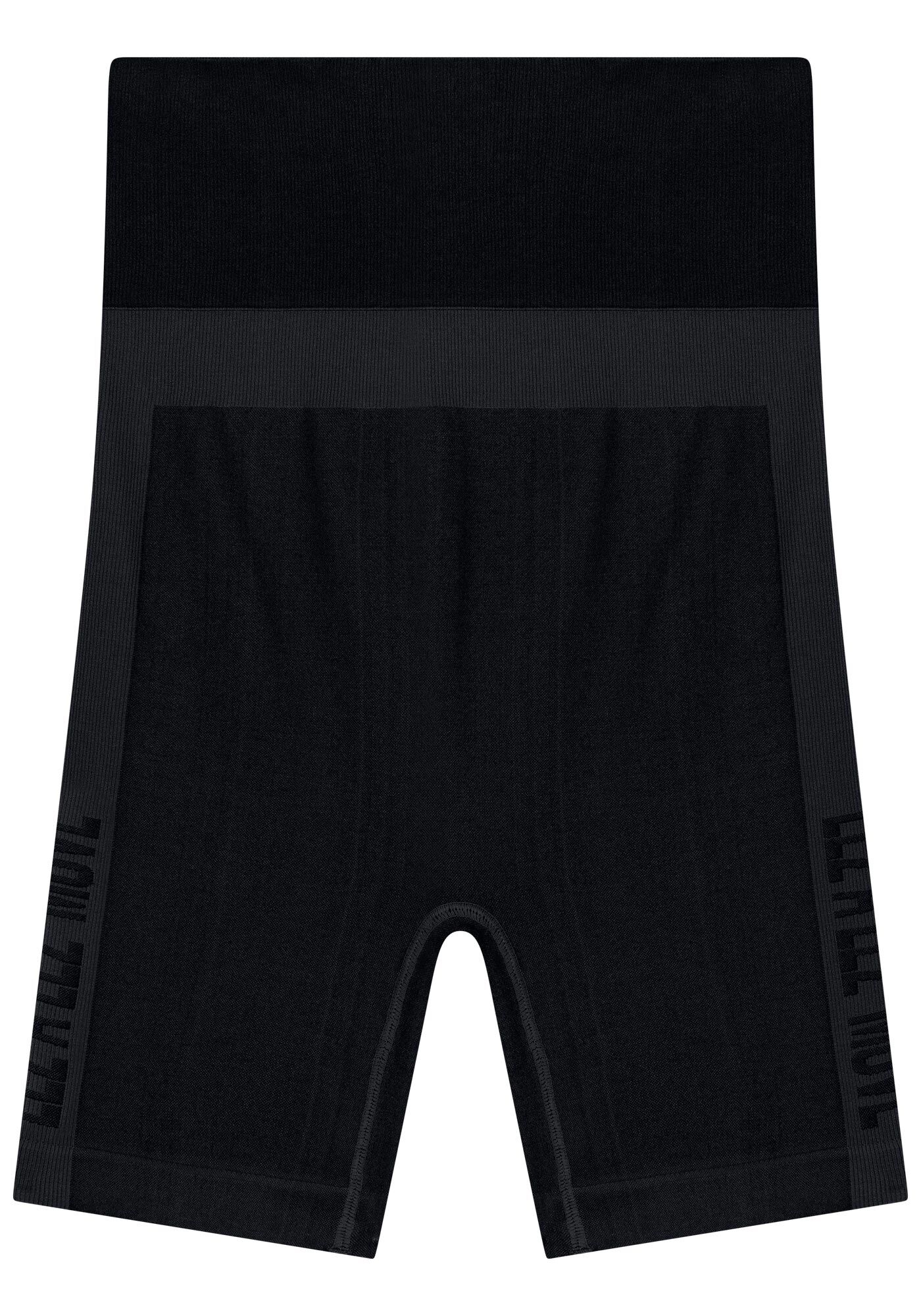 Bermuda Justa De Cintura Alta Em Malha Seamless Move, PRETO, large.