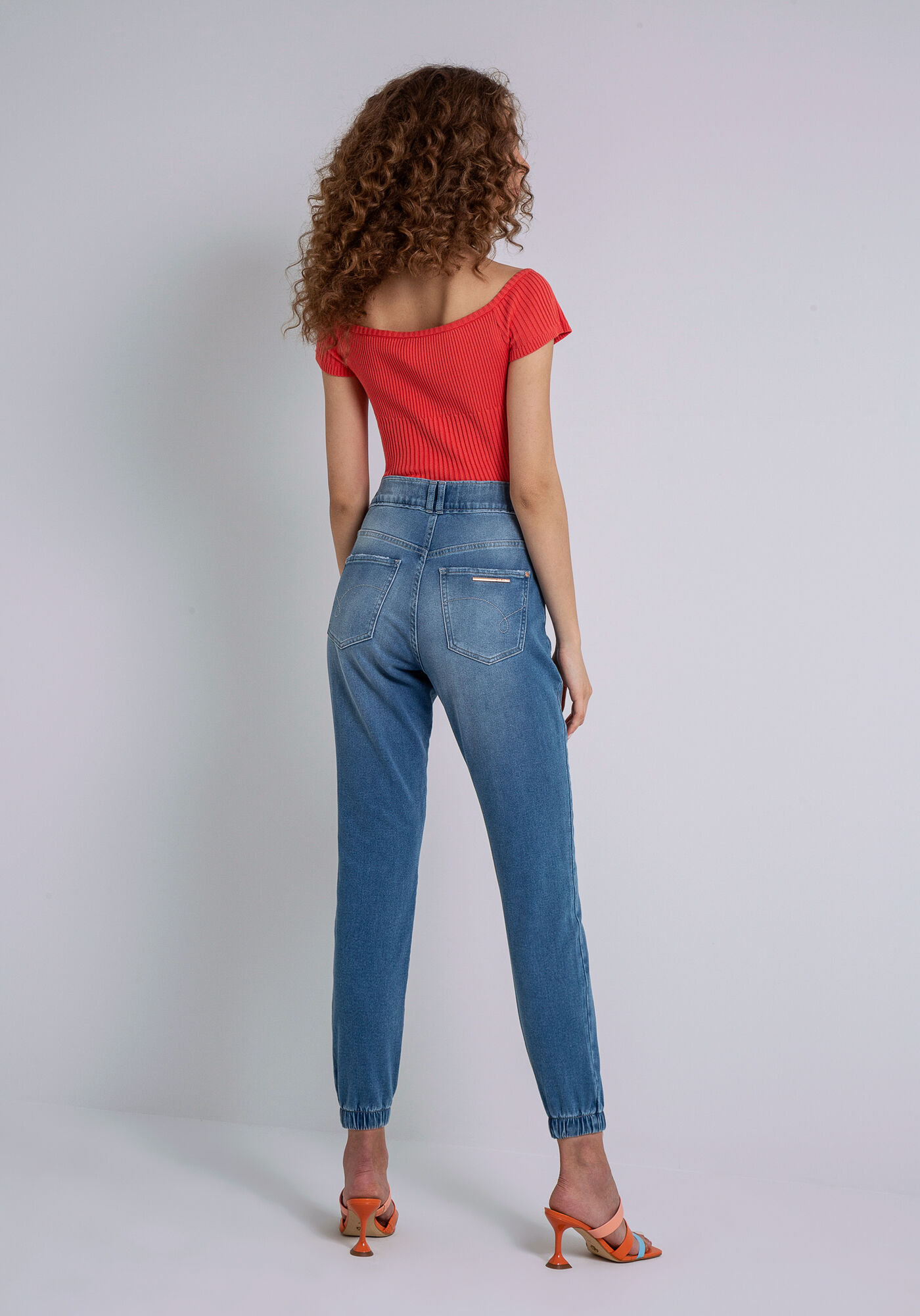 Cal&ccedil;a Jeans Jogging Cropped, JEANS, large.