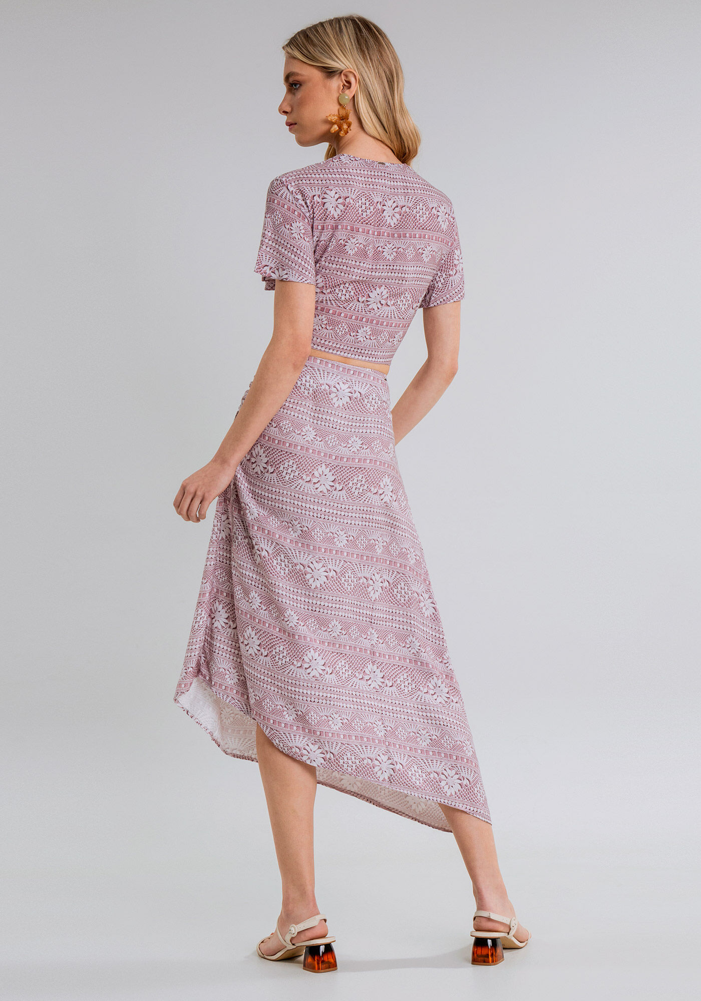 Saia Midi Tecido Crepe Siena, , large.