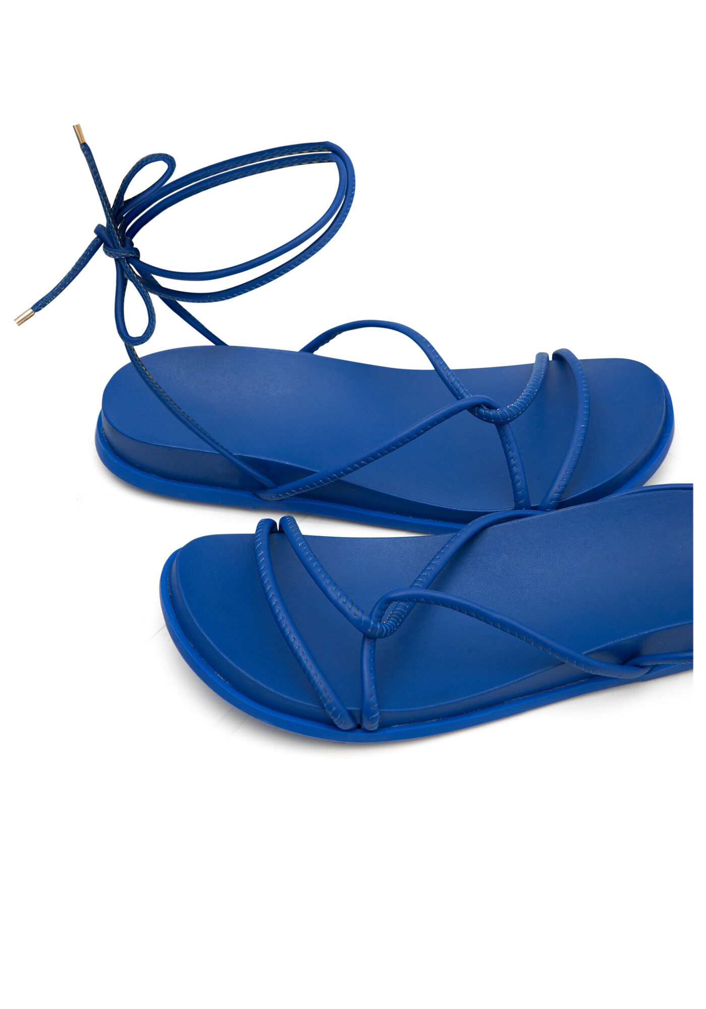 Sand&aacute;lia Papete Anat&ocirc;mica com Amarra&ccedil;&atilde;o, , large.