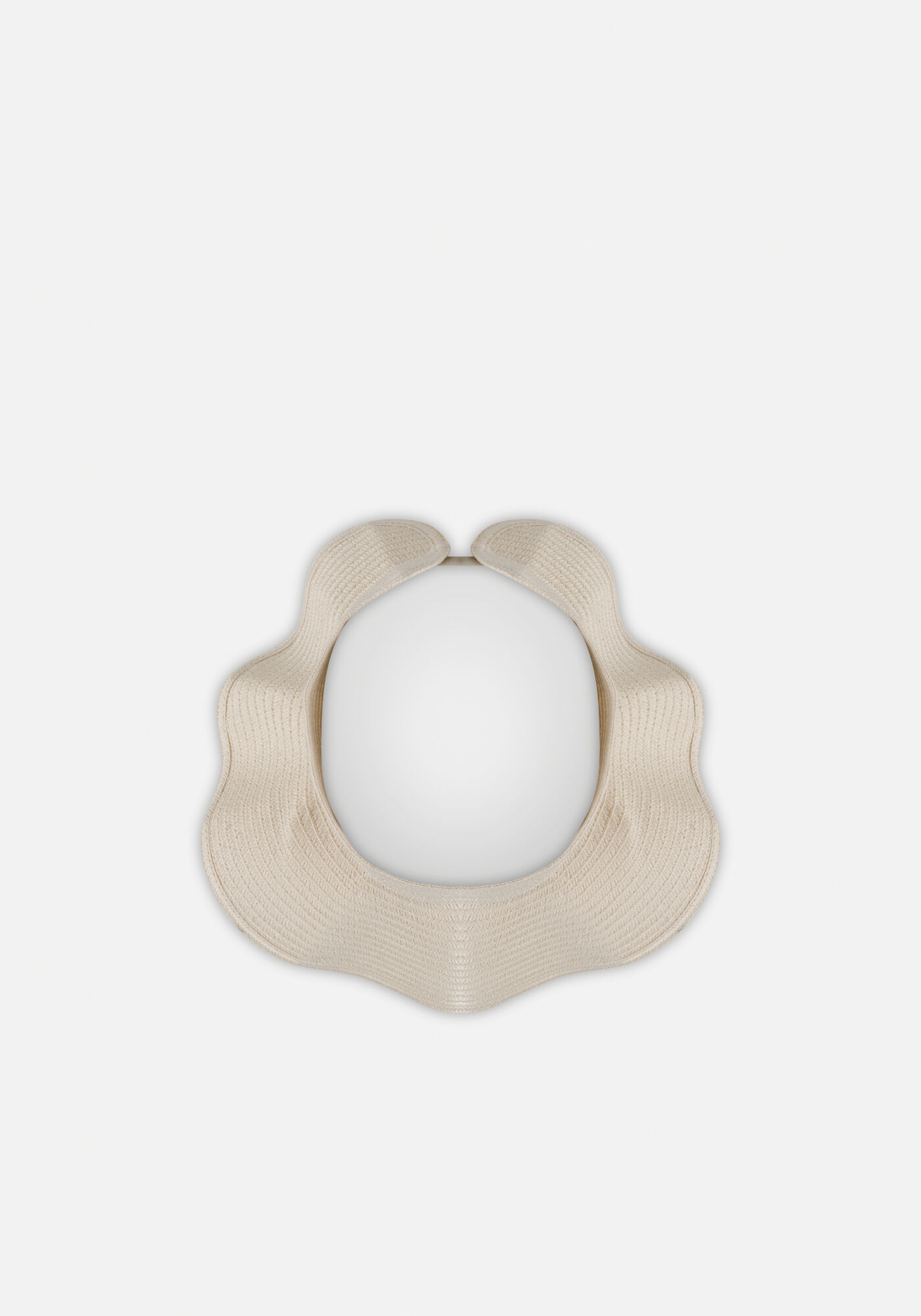 Viseira Feminina Com Aba Larga, NATURAL, large.