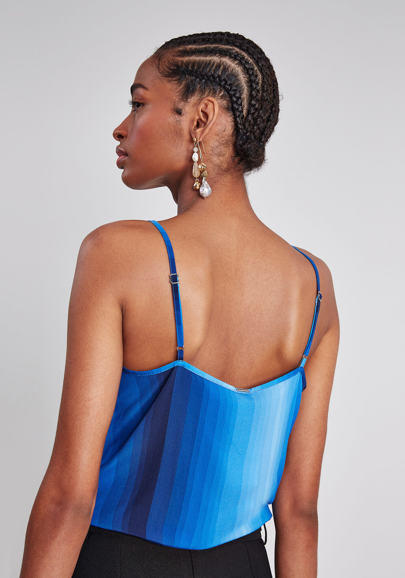 Blusa com Al&ccedil;as Amarra&ccedil;&atilde;o Estampa, , large.