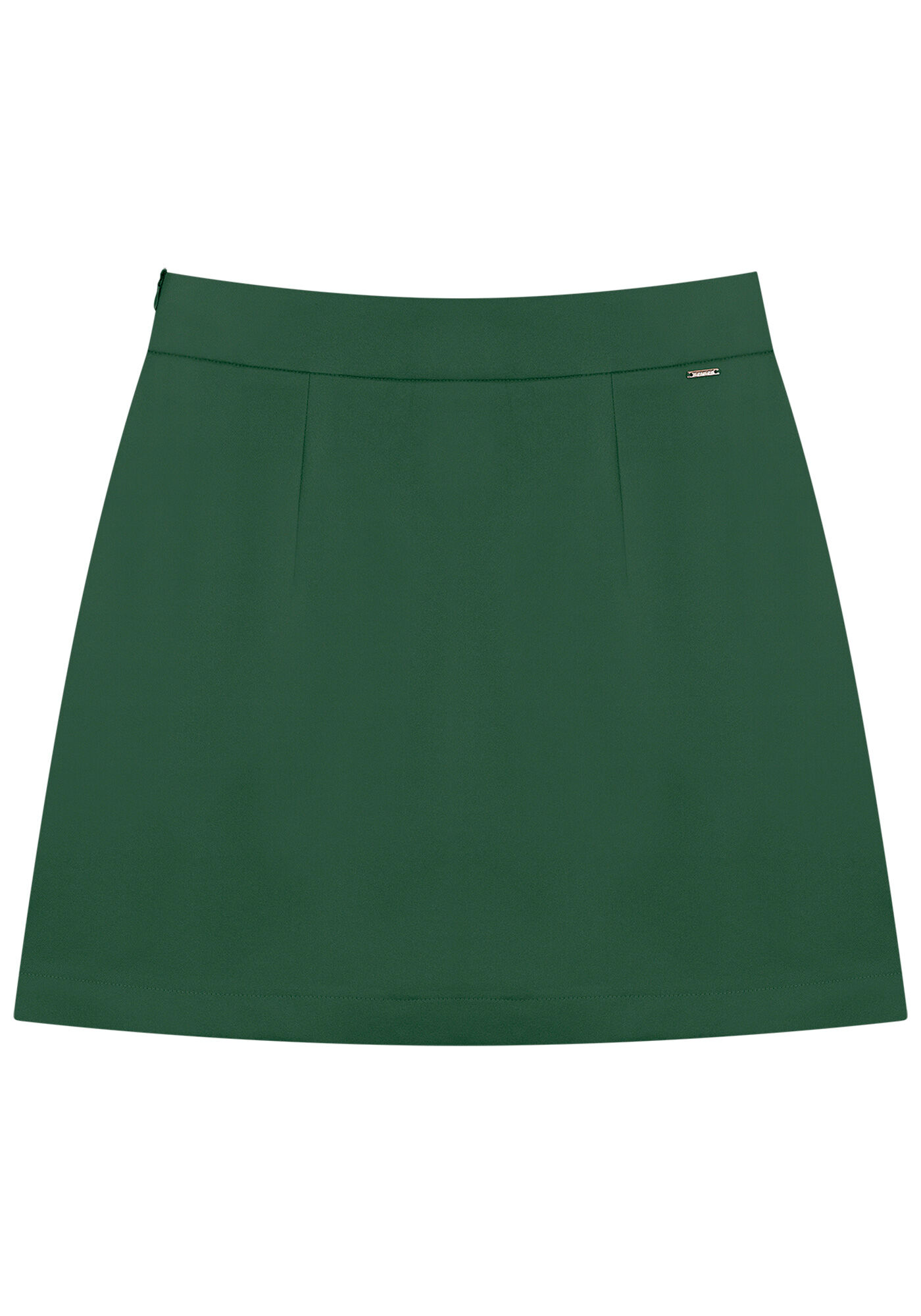 Saia Curta Cintura Alta Alfaiataria, , large.