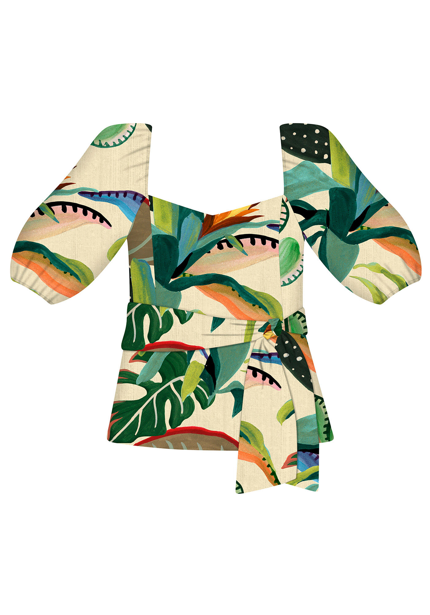 Blusa Tecido Rayon Bali, , large.