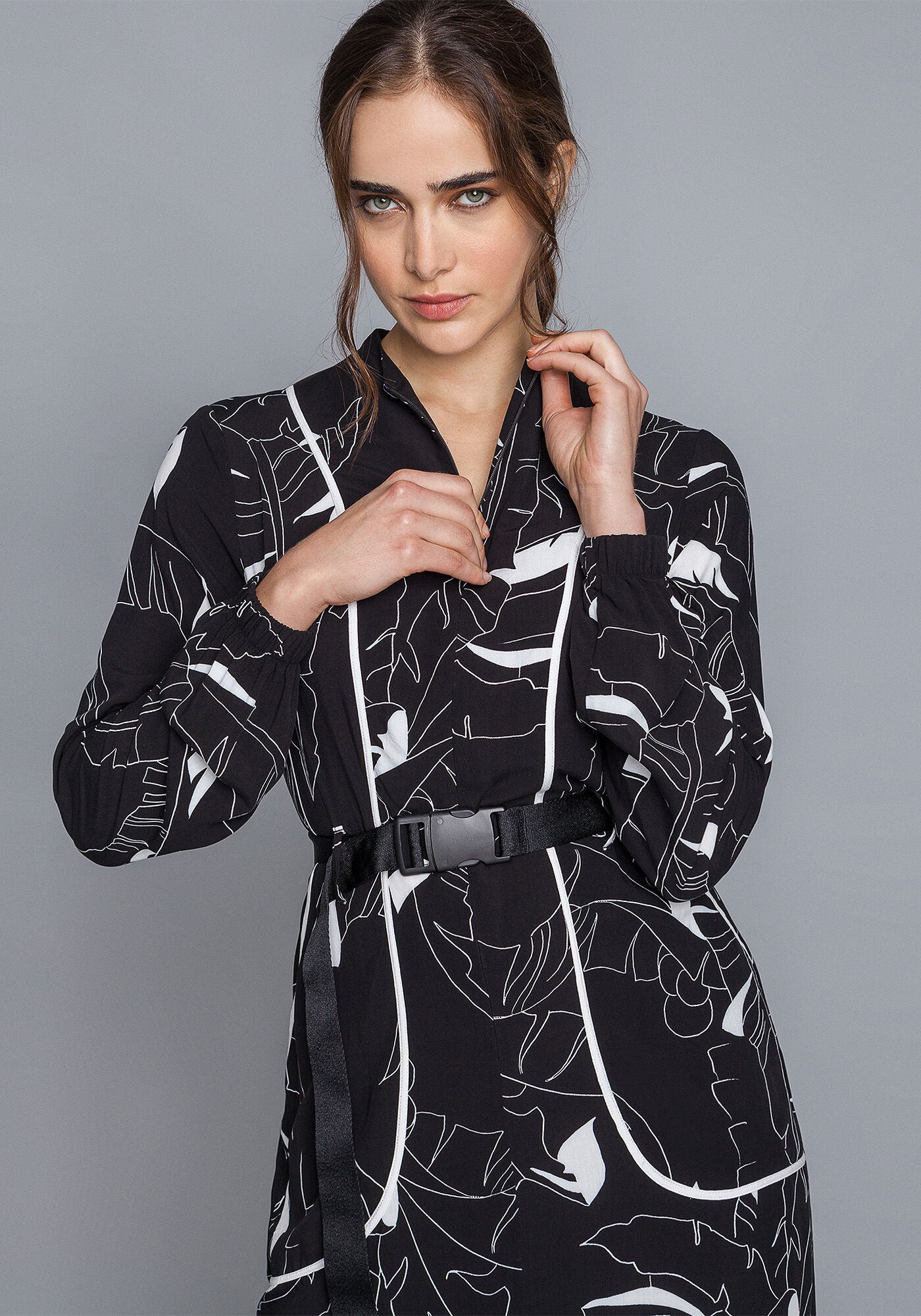 Vestido M&iacute;di Cinto Industrial, , large.