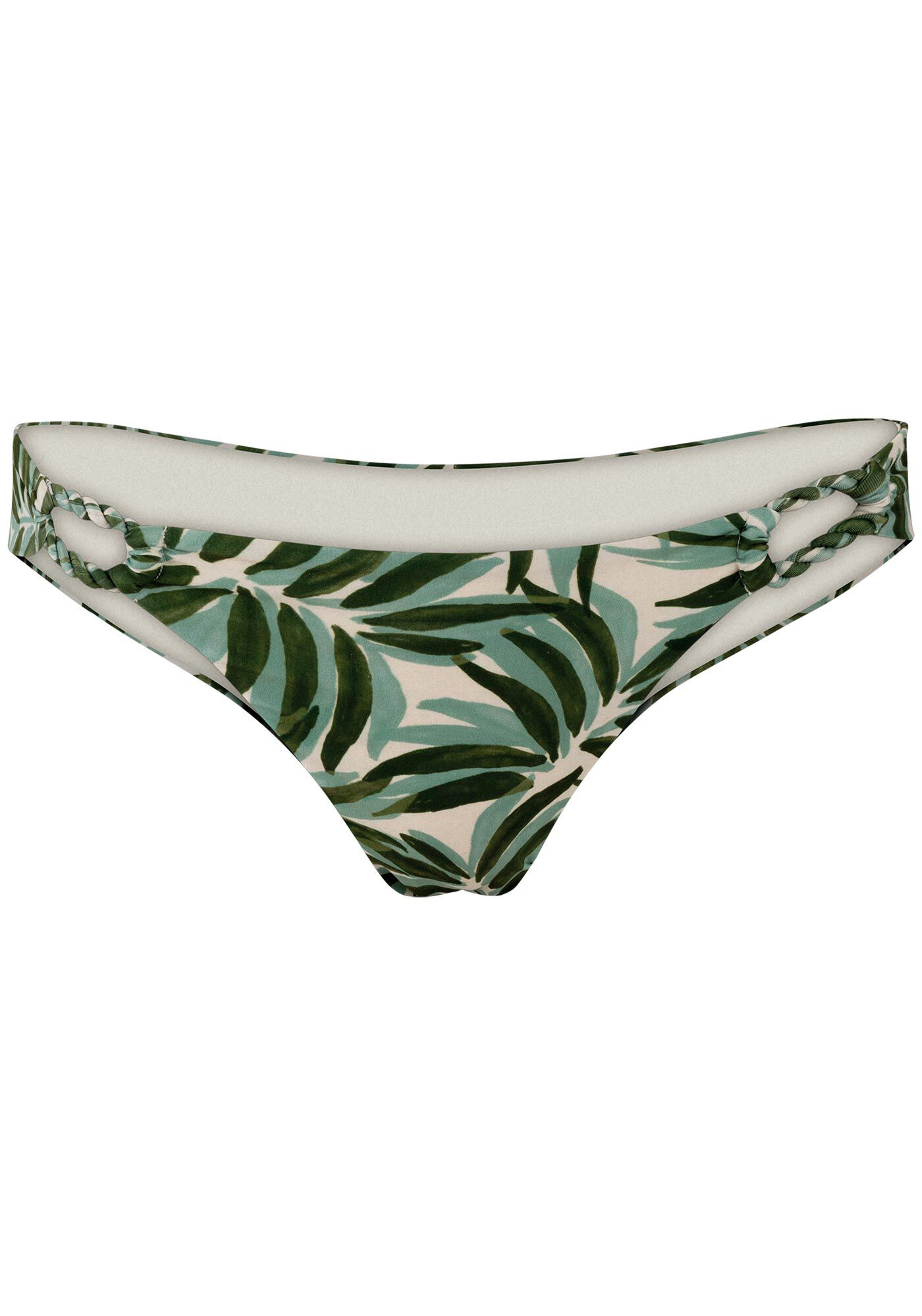 Calcinha Biqu&iacute;ni Estampada com Detalhe Cut, , large.