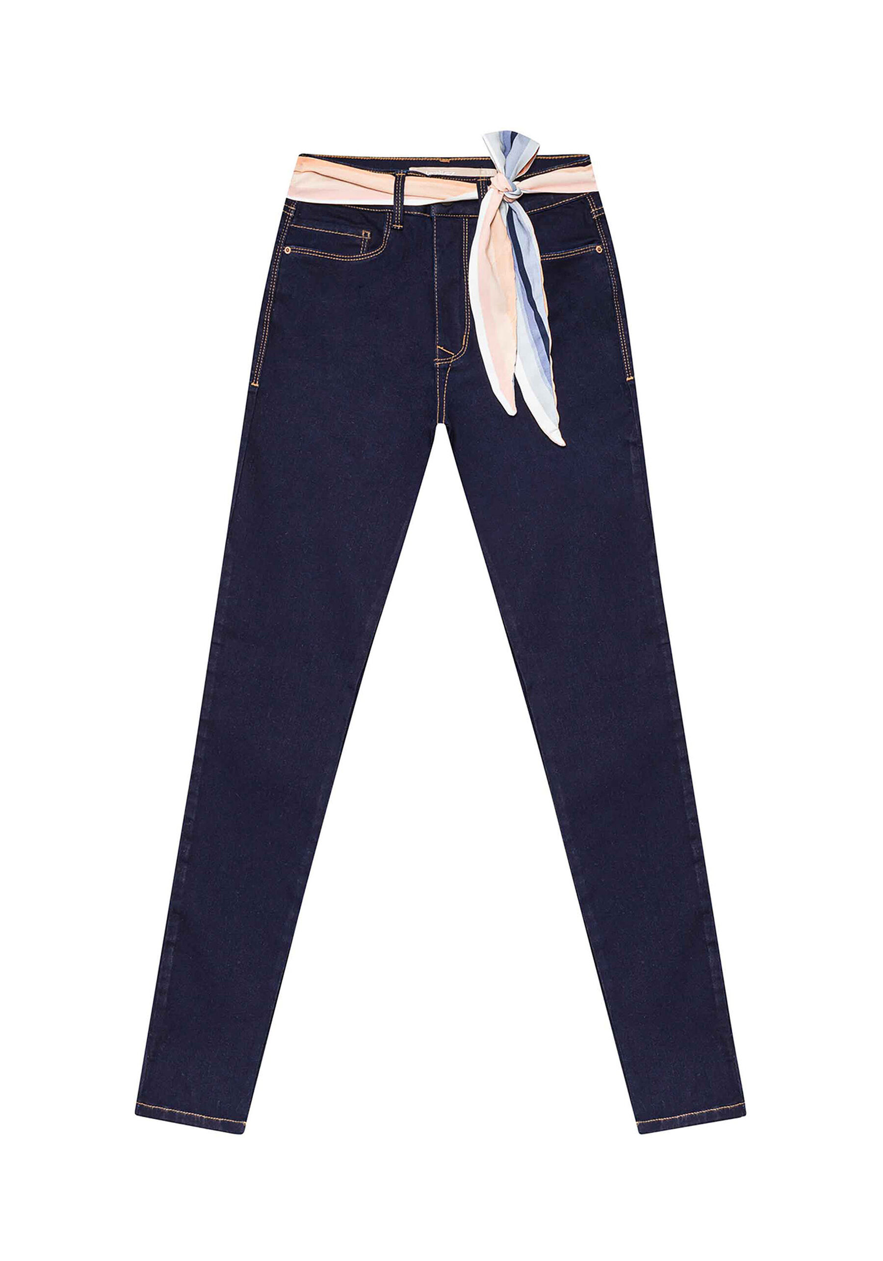 Calça Jeans Com Elastano Cropped Aruba, JEANS. Calça Jeans Com Elastano Cropped Aruba, JEANS, large.