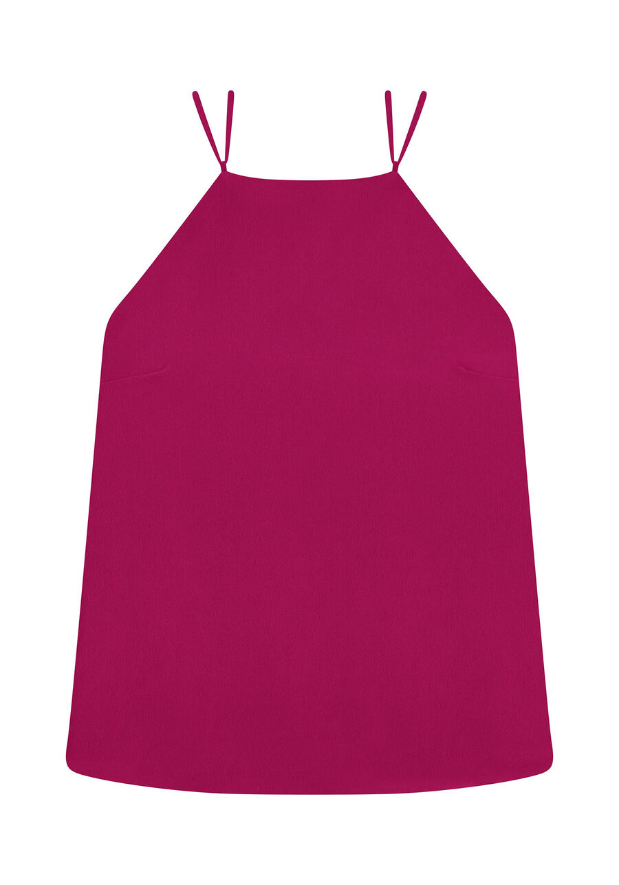 Blusa em tecido Poly Marocain, . Blusa em tecido Poly Marocain, , large.