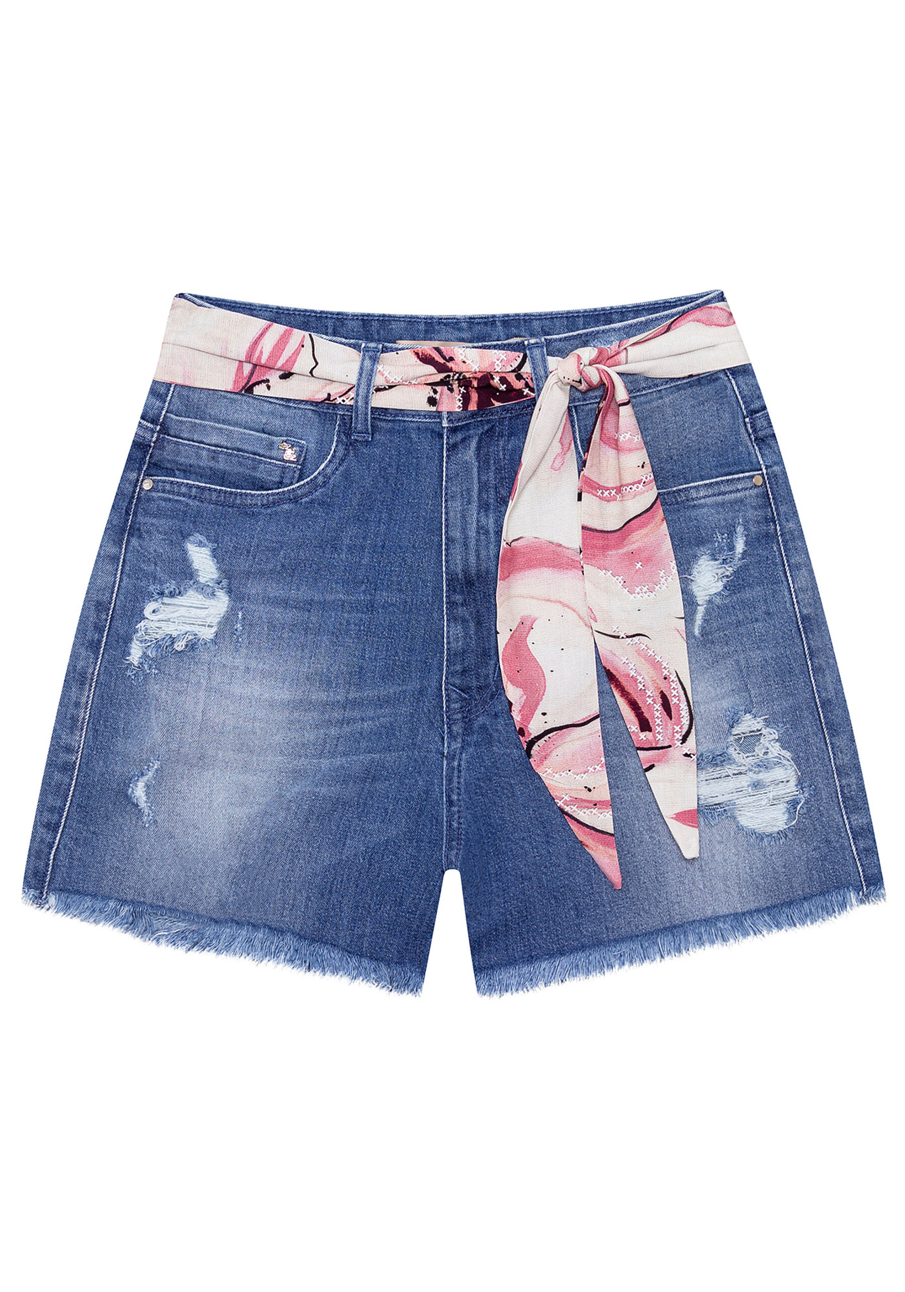 Shorts Jeans com Elastano, . Shorts Jeans com Elastano, , large.