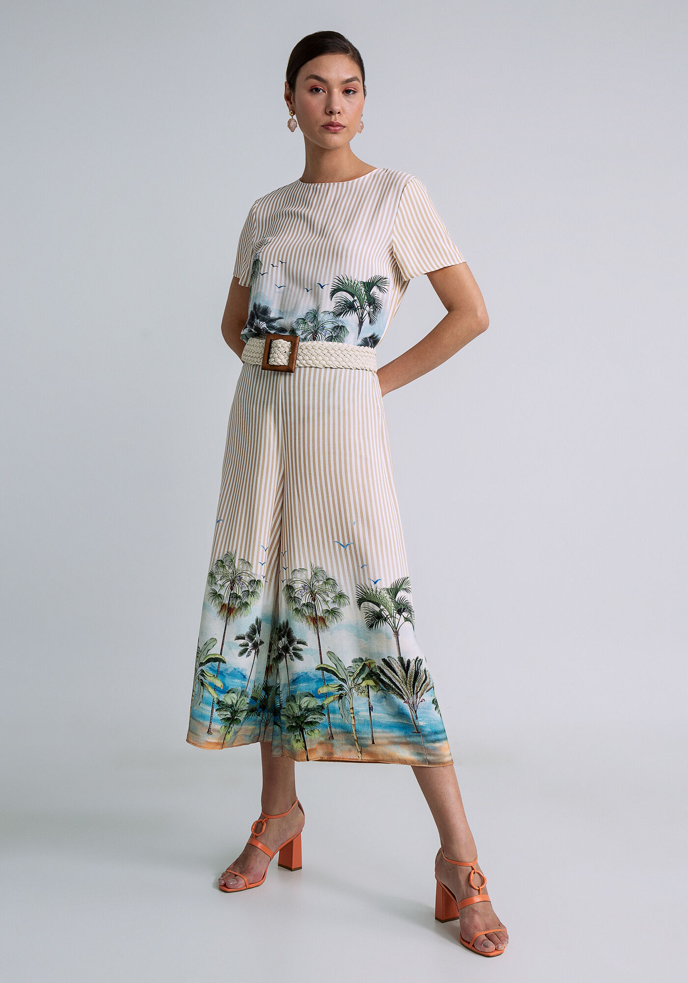 Cal&ccedil;a Pantacourt Cintura M&eacute;dia, GUARDA SOL, large.