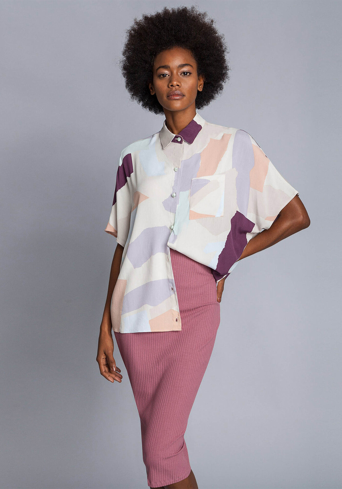 Camisa Oversized Estampa, , large.