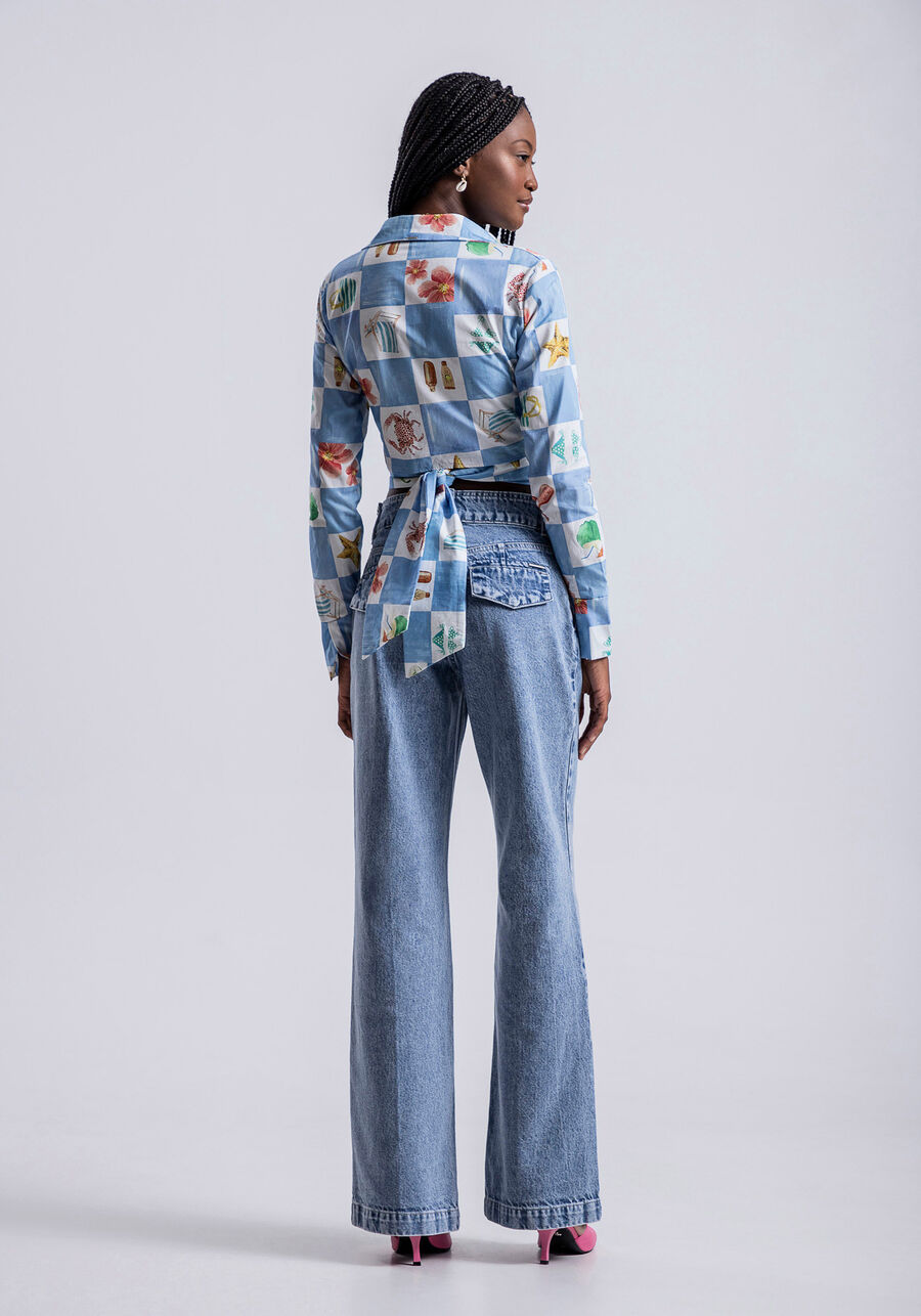 Calça Jeans Cintura Super Alta, . Calça Jeans Cintura Super Alta, , large.