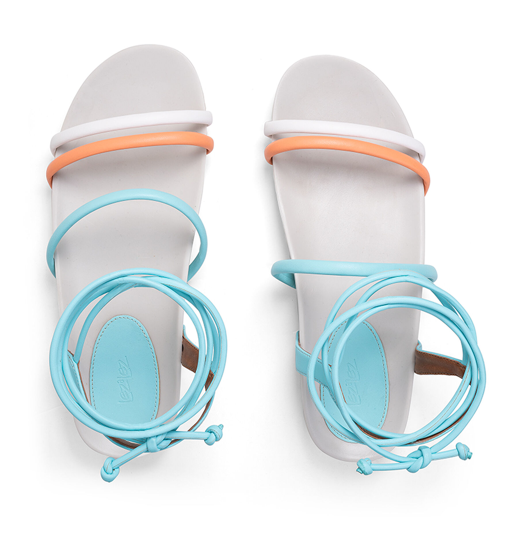 Sandália Papete com Amarração, . Sandália Papete com Amarração, , large.