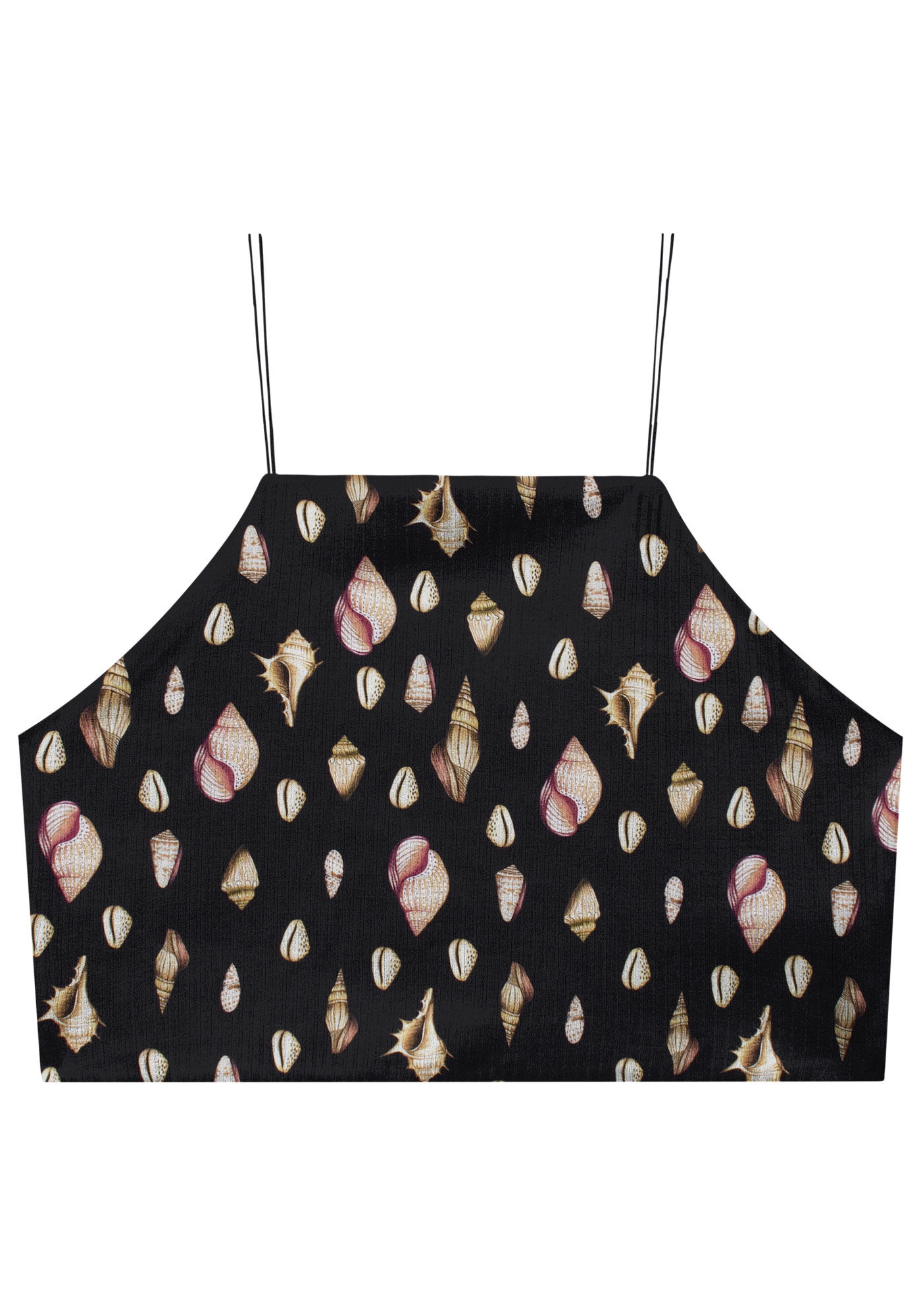 Blusa com Al&ccedil;as Canelada Cropped Dupla Face, GRAOS DE AREIA, large.