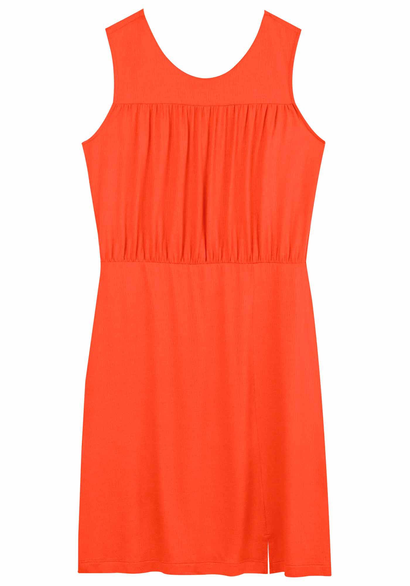 Vestido Curto em Malha Texturizada com Franzido, , large.