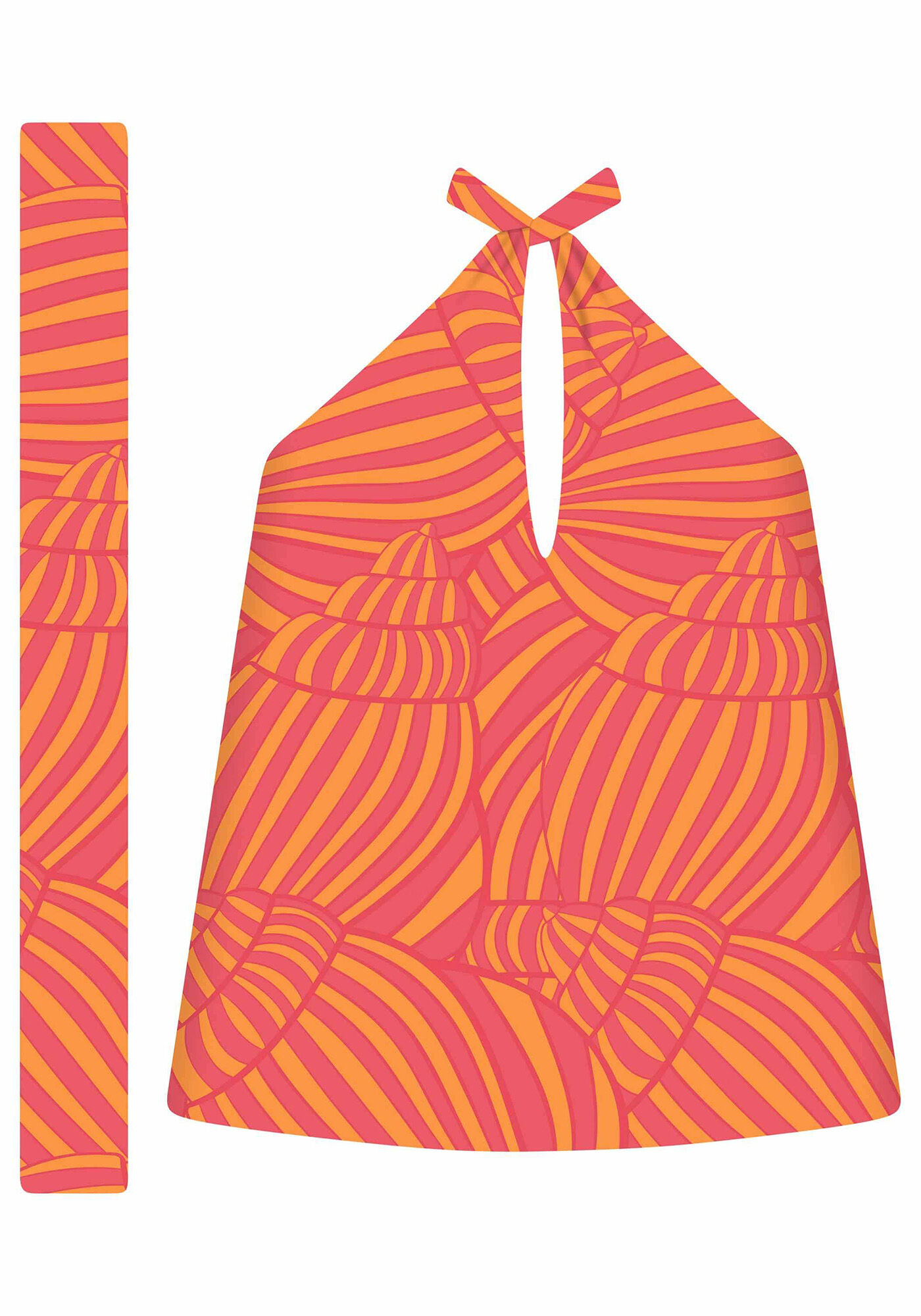 Blusa Frente &Uacute;nica Cinto, , large.