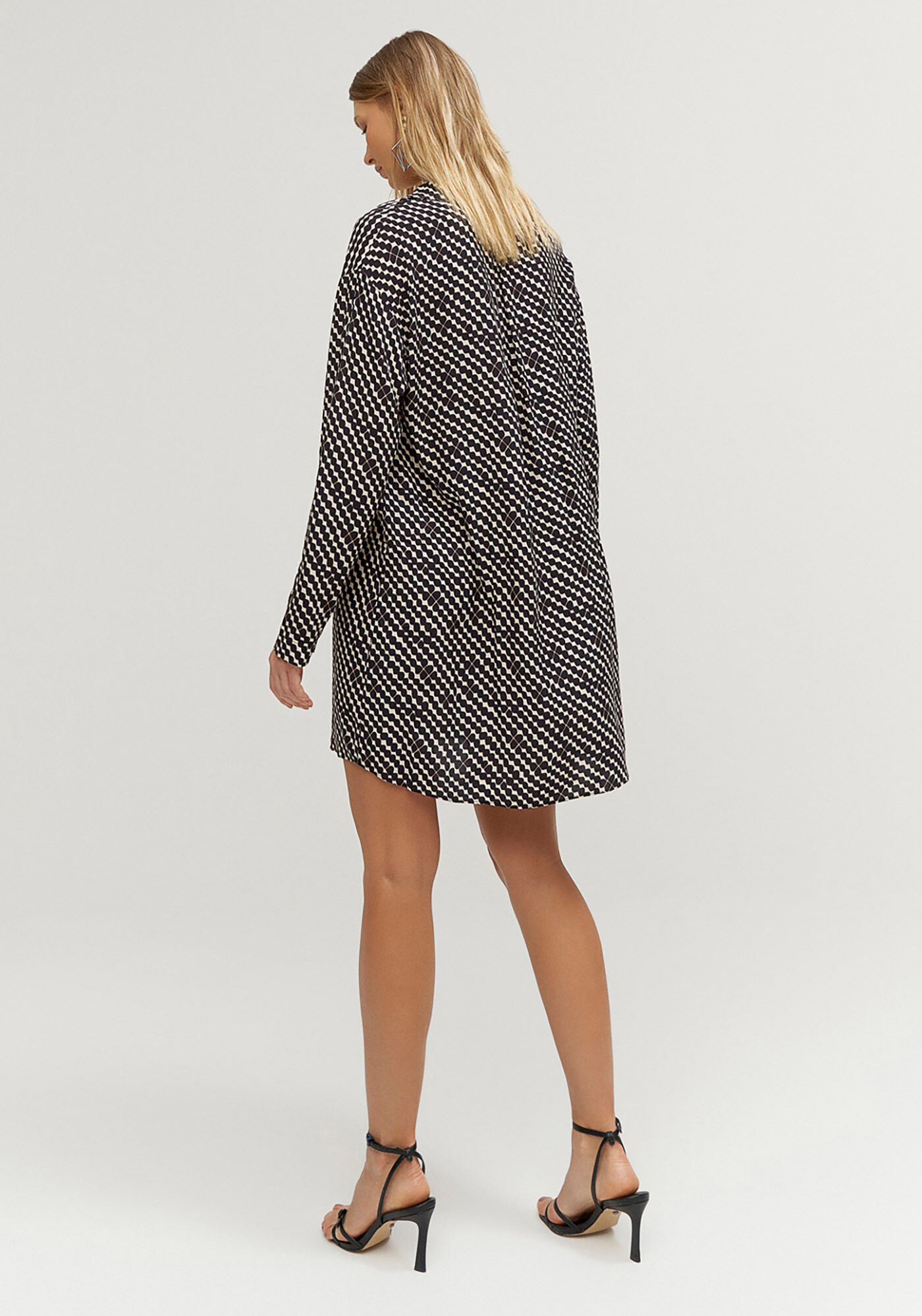 Conjunto Vestido Chemise e Saia Transpassada, , large.