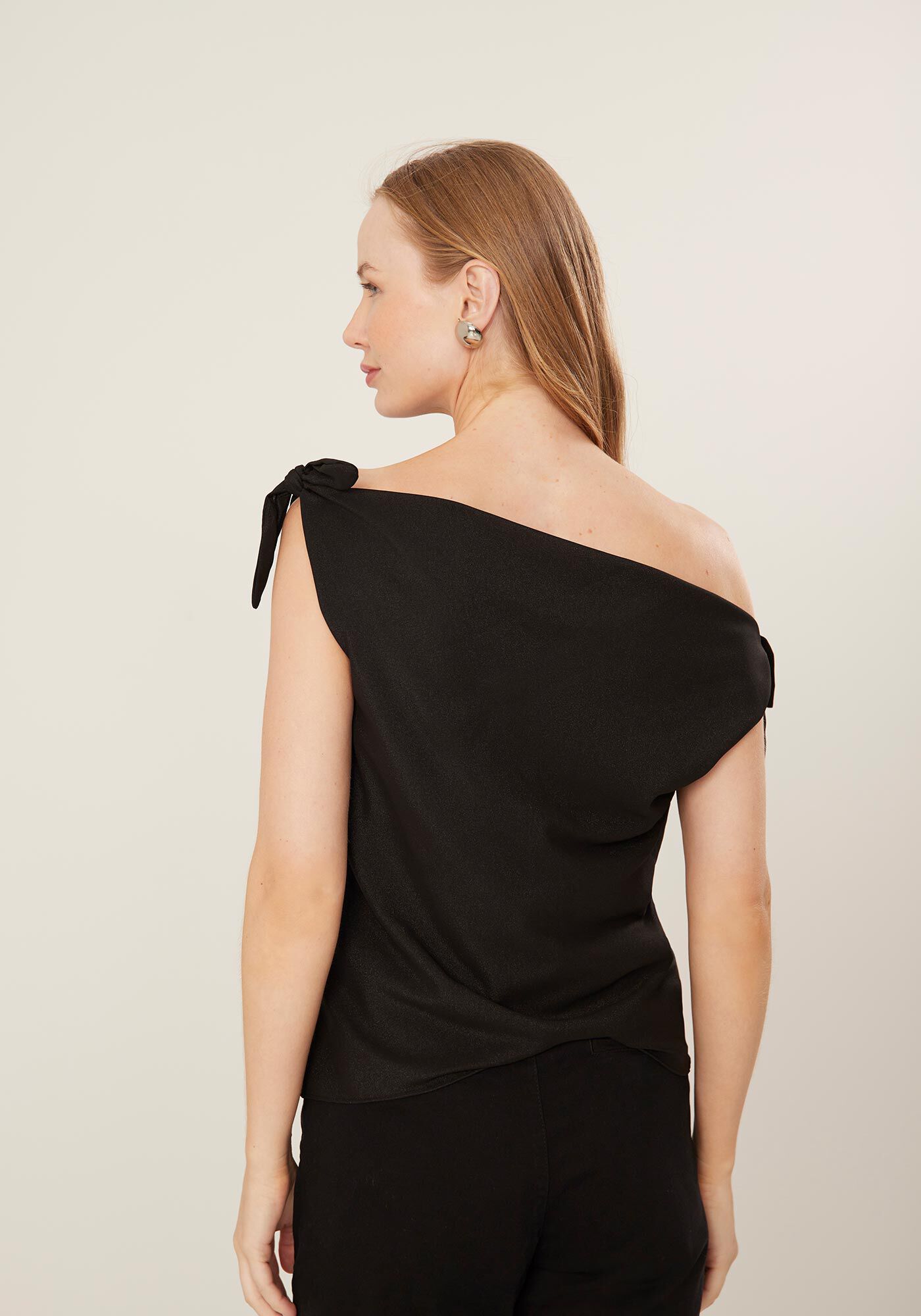 Blusa em Chiffon com Amarra&ccedil;&atilde;o Al&ccedil;as, , large.