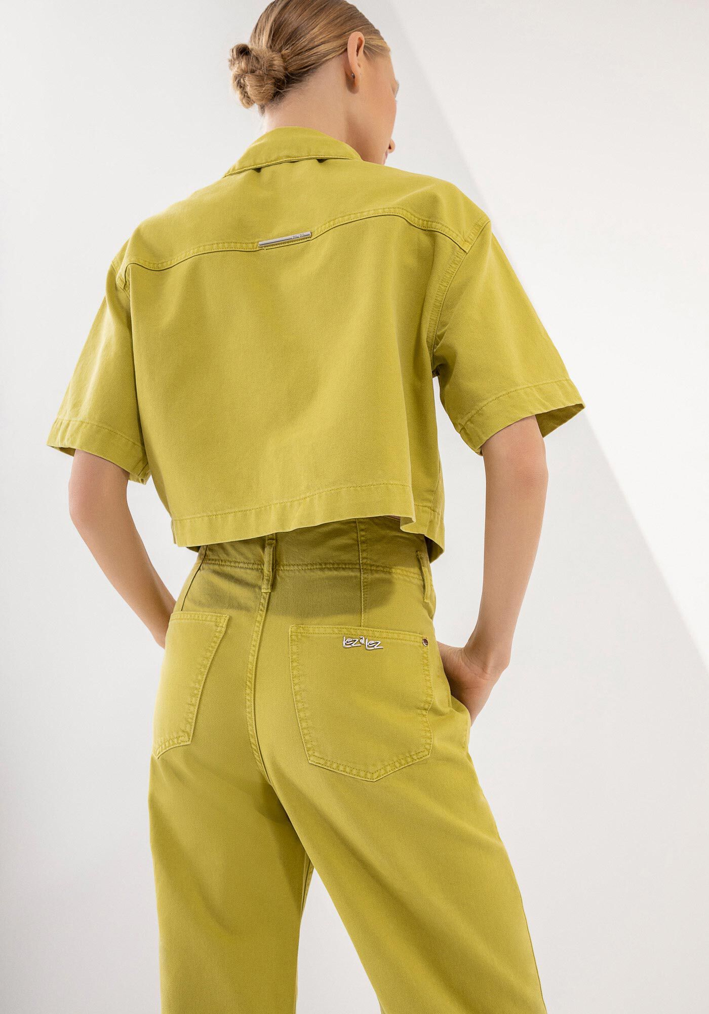 Cal&ccedil;a Sarja Wide Leg Super Alta, , large.