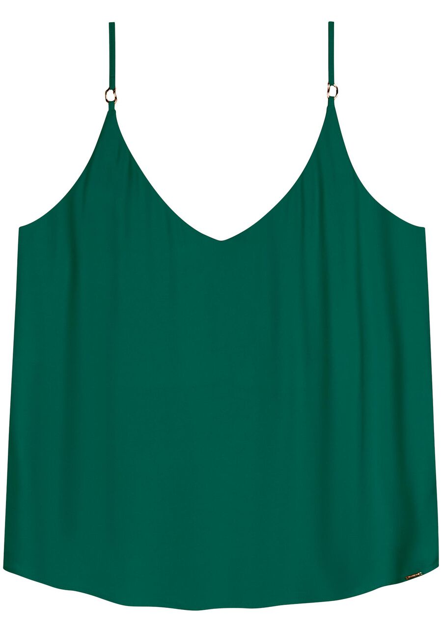 Blusa Básica De Alças Finas Com Decote V Em Viscose, . Blusa Básica De Alças Finas Com Decote V Em Viscose, , large.