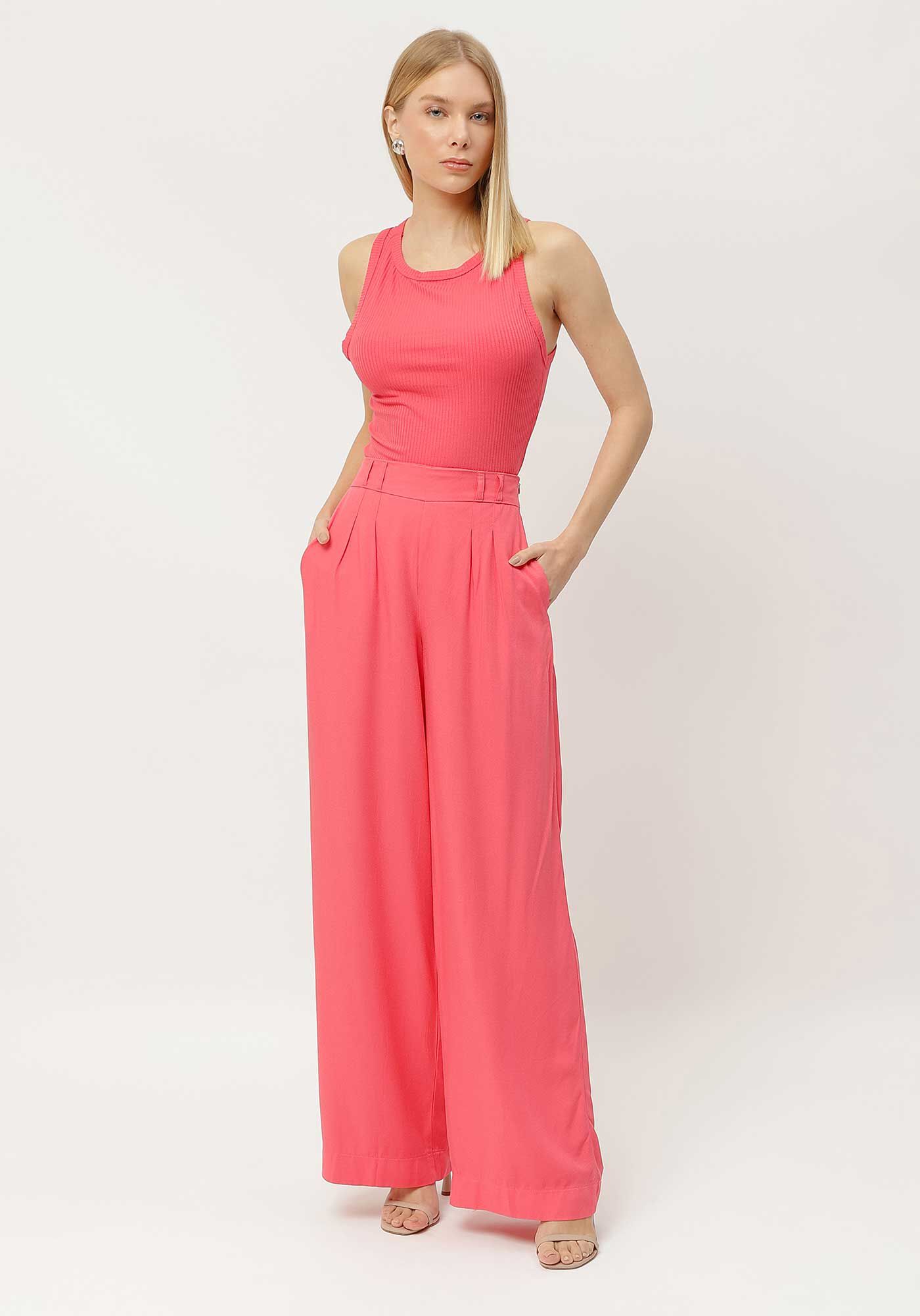 Regata Cropped Canelada Halter Neck, , large.