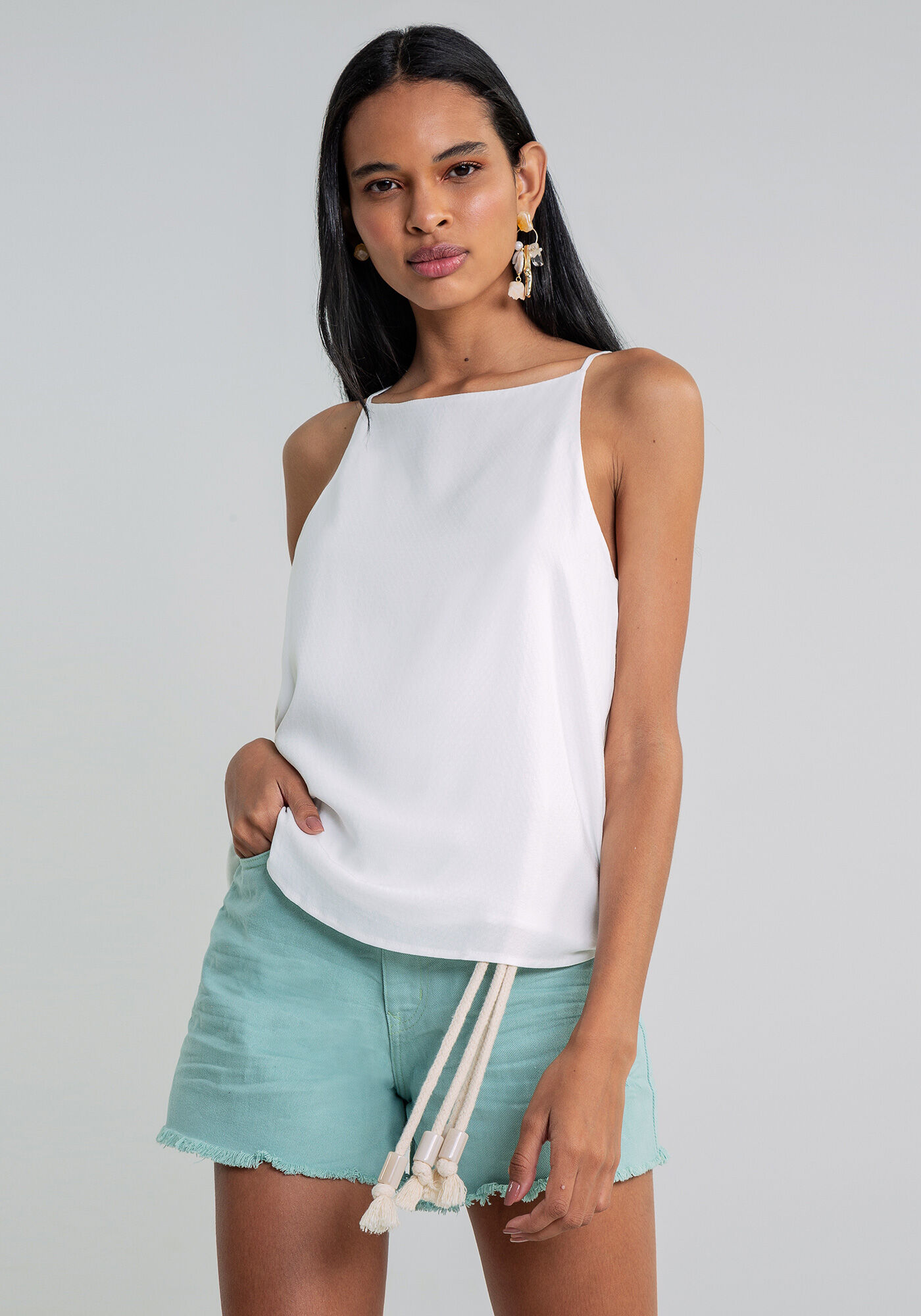 Blusa com Al&ccedil;as Cava Americana, , large.