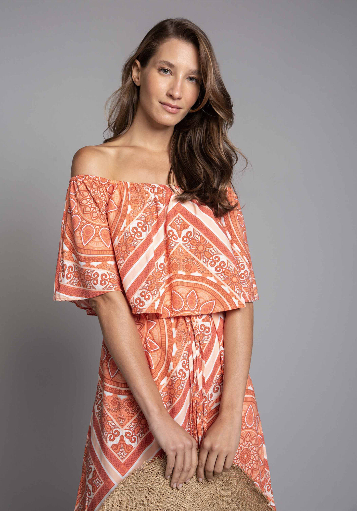 Vestido M&iacute;di Ombro a Ombro Jonson, , large.