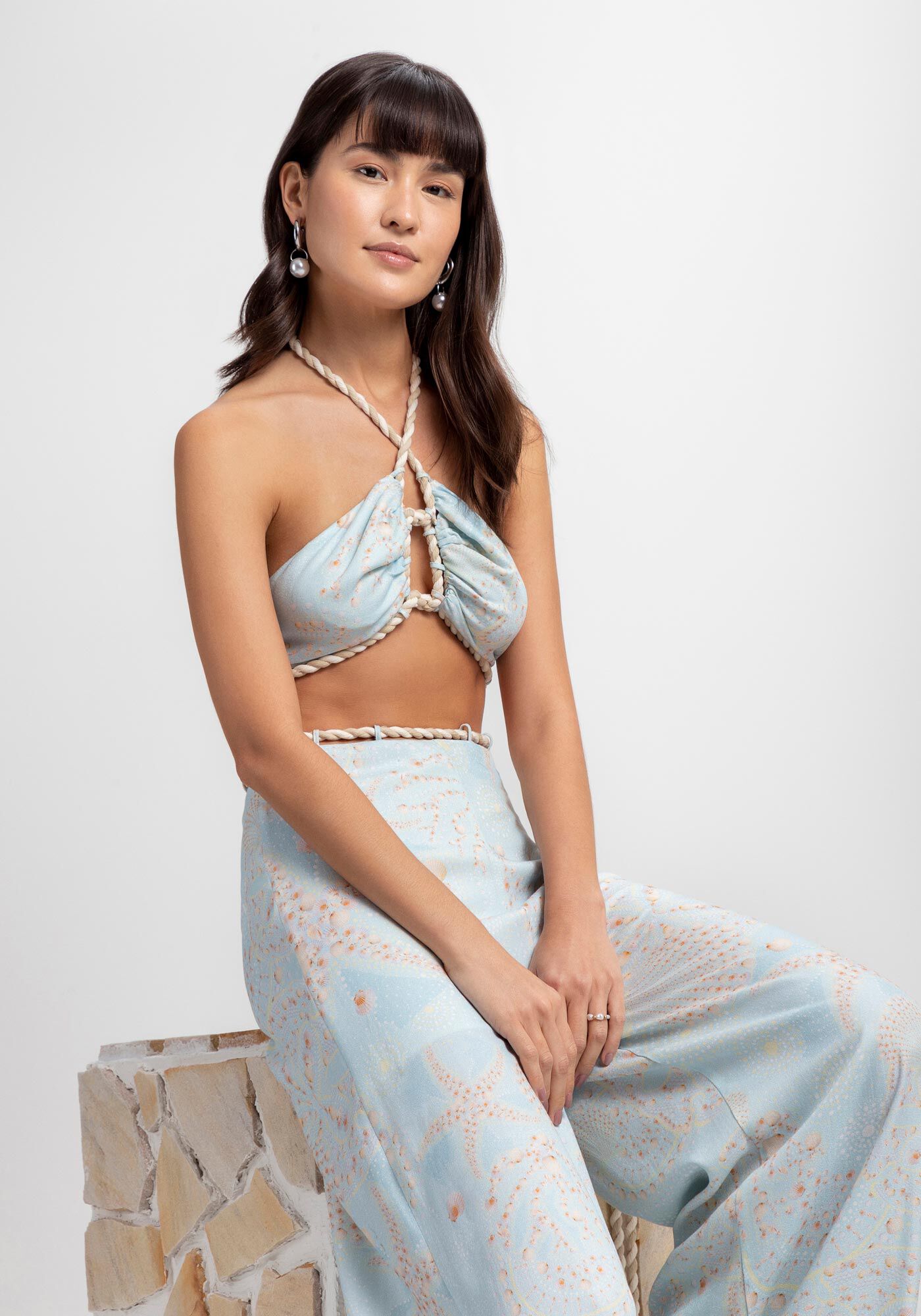 Blusa Frente &Uacute;nica Cropped com Al&ccedil;as Corda, , large.