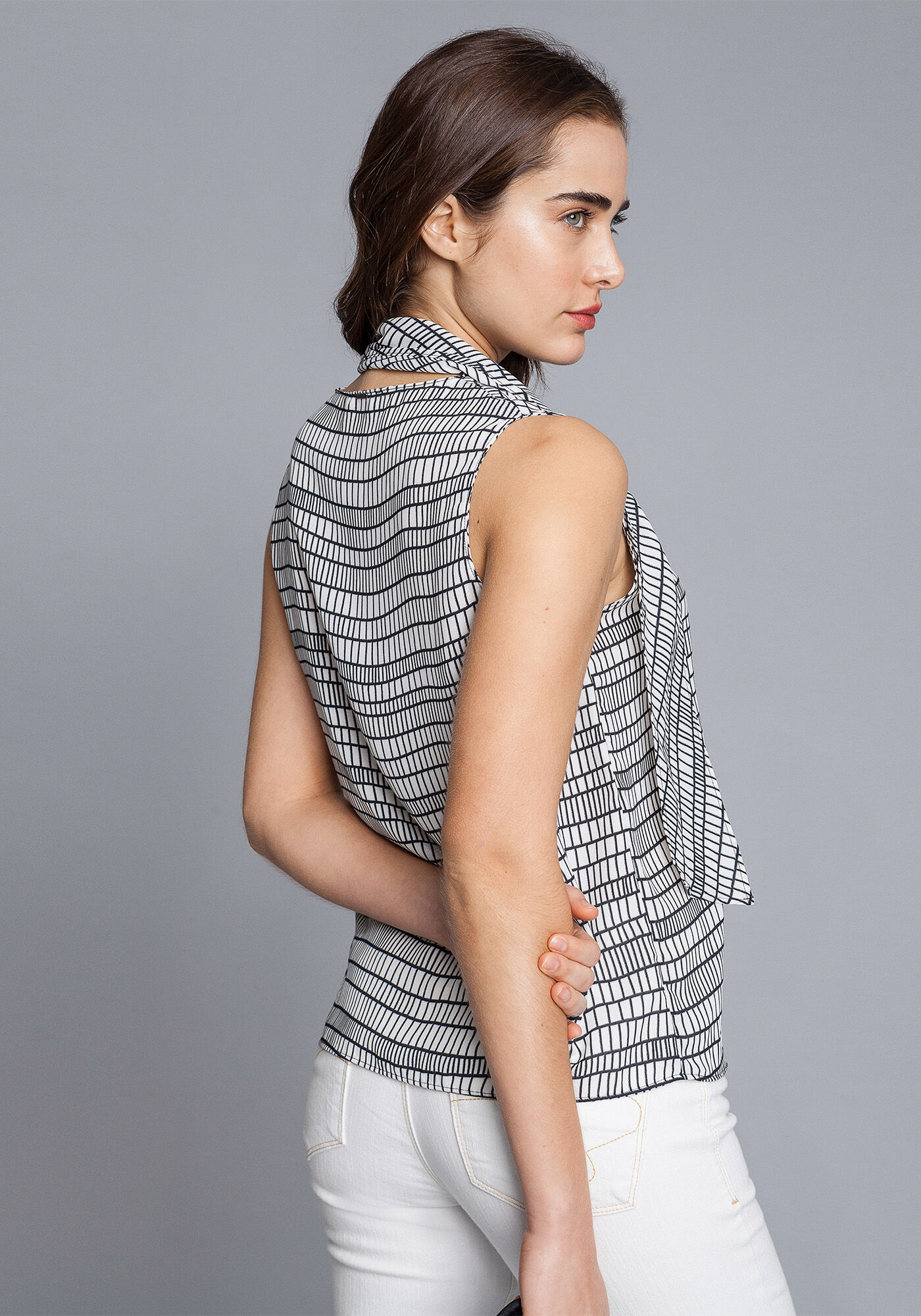 Regata Gola Alta Estampada, , large.