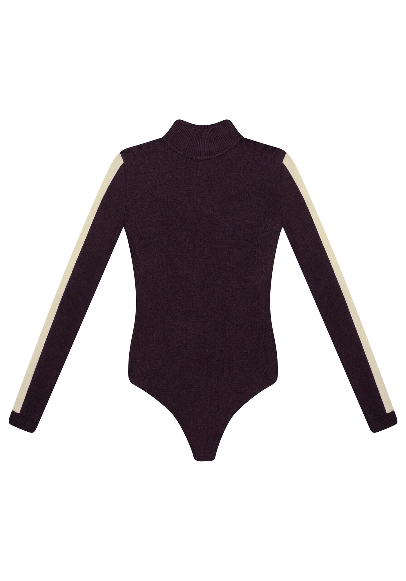 Body Manga Longa Gola Alta Tric&ocirc;, , large.