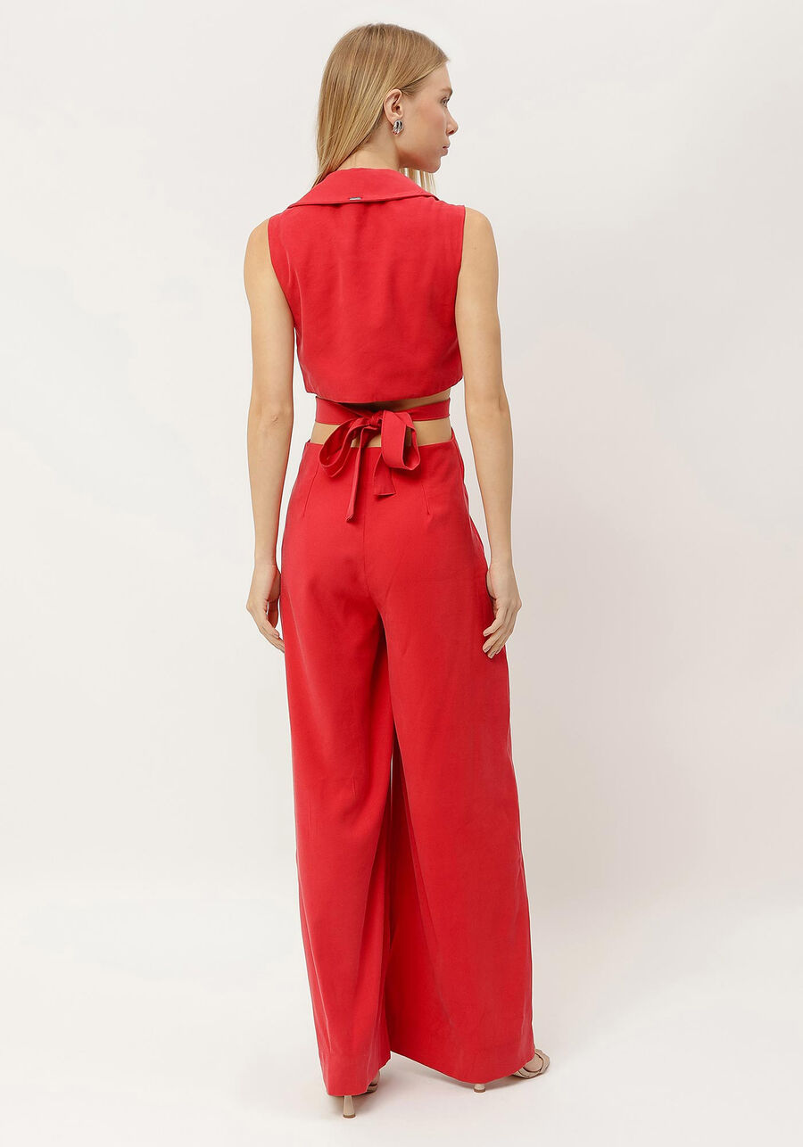 Macacão Longo com Gola e Cut Out, . Macacão Longo com Gola e Cut Out, , large.