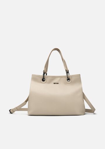 Bolsa Média Com Alças Duplas Removíveis, BEGE. Bolsa Média Com Alças Duplas Removíveis, BEGE, large.