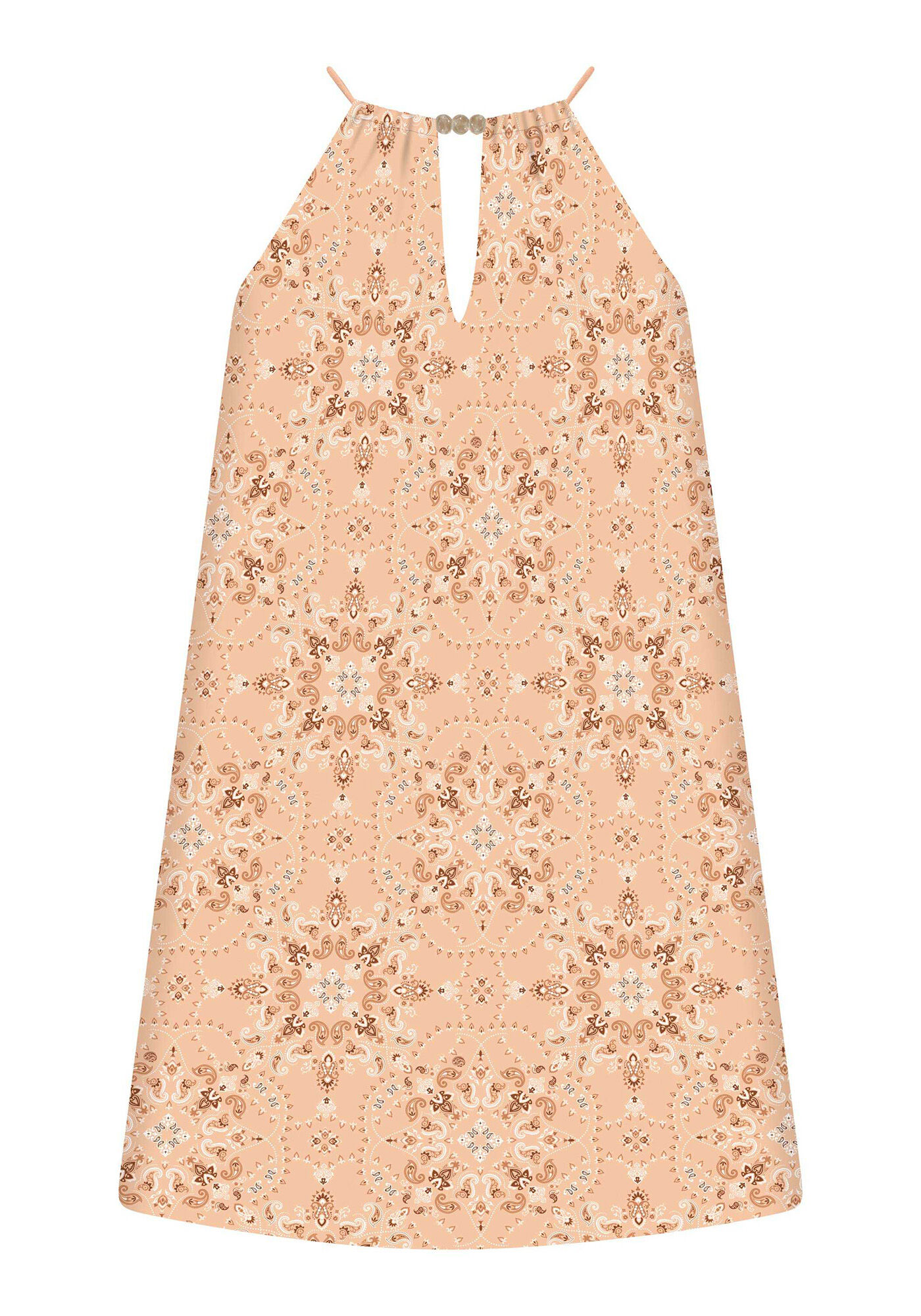 Vestido Amarra&ccedil;&atilde;o Estampa, , large.