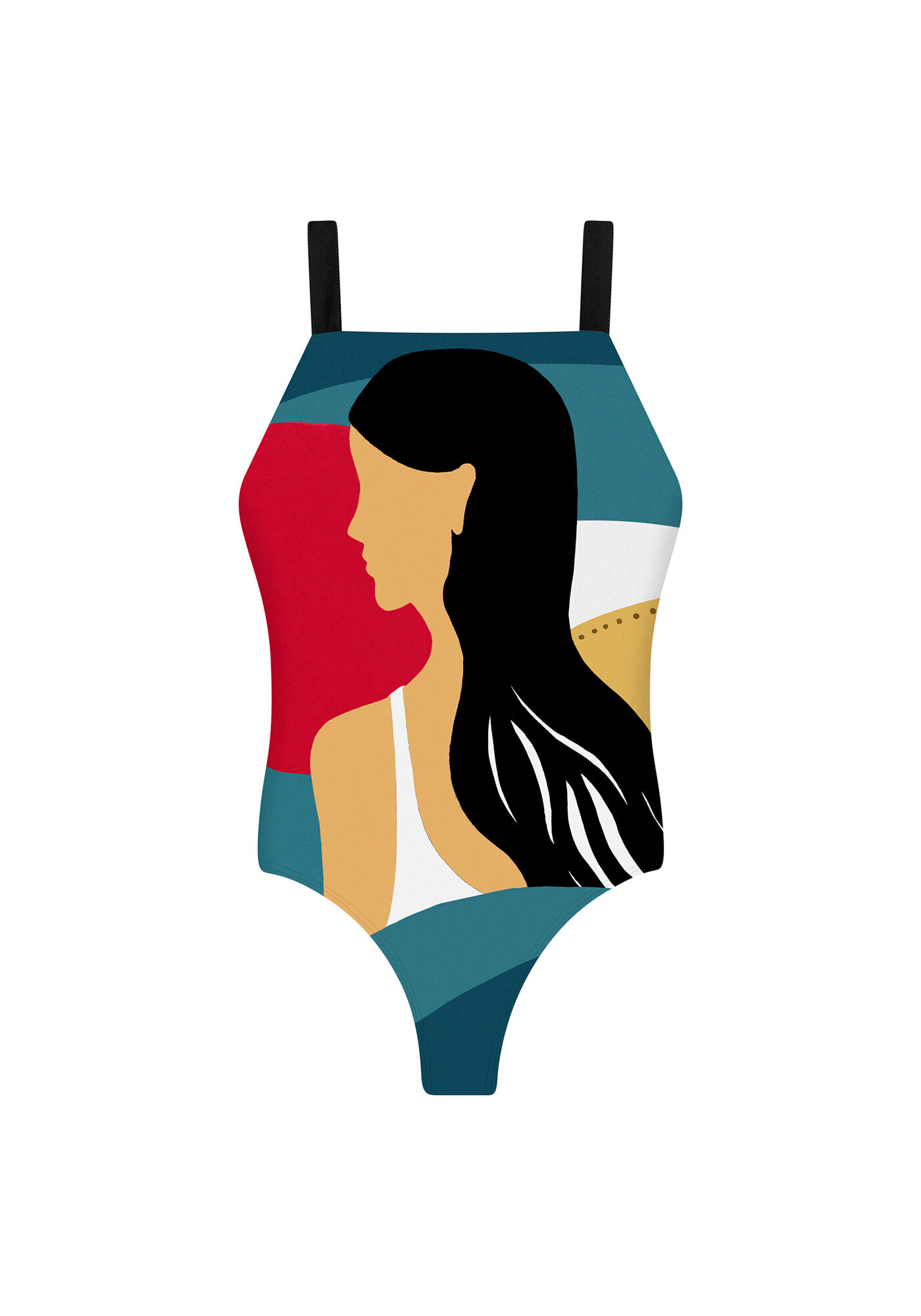 Body com Al&ccedil;as Decote Reto, , large.