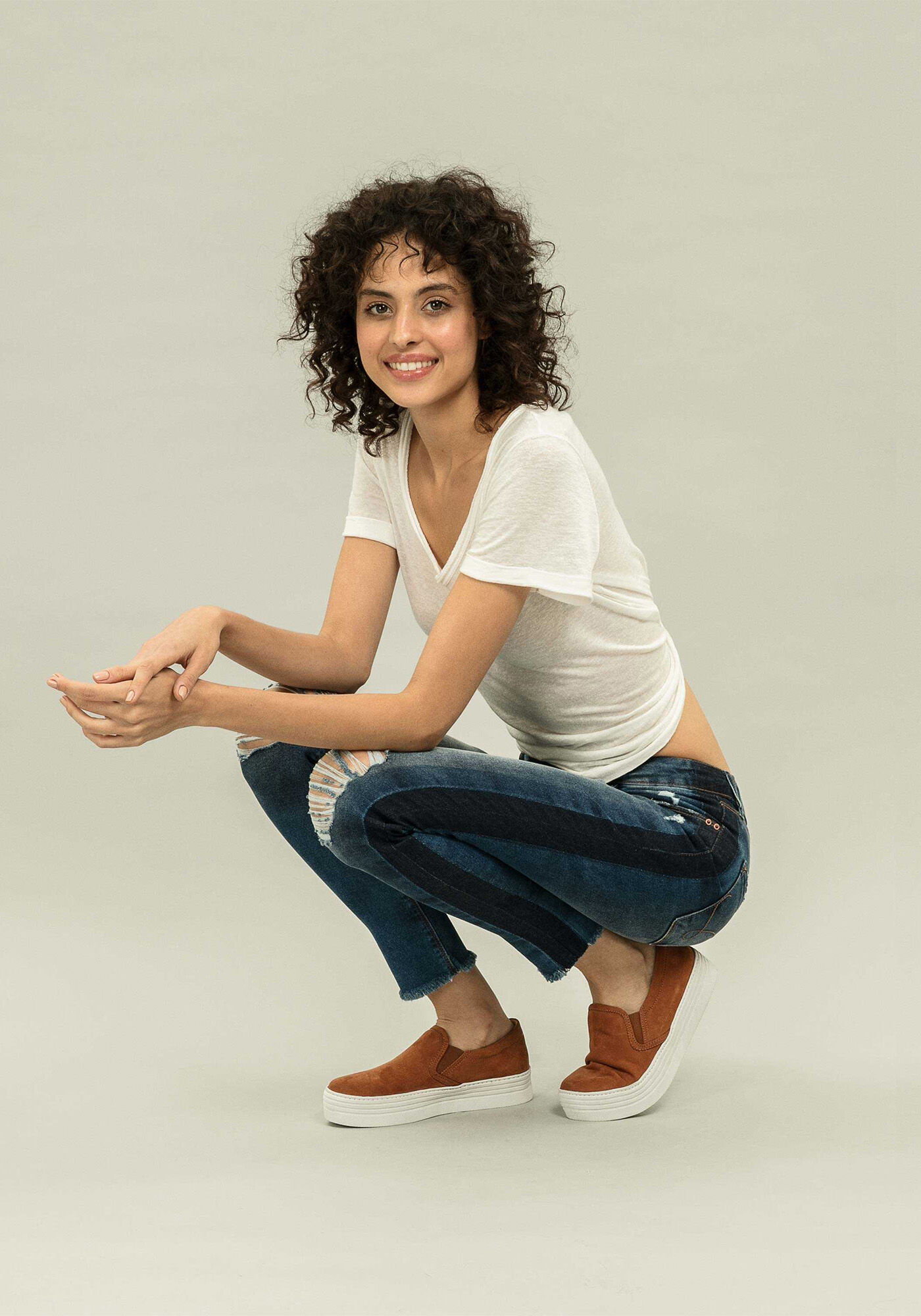 Cal&ccedil;a Skinny Bali Duo Core Jeans, , large.