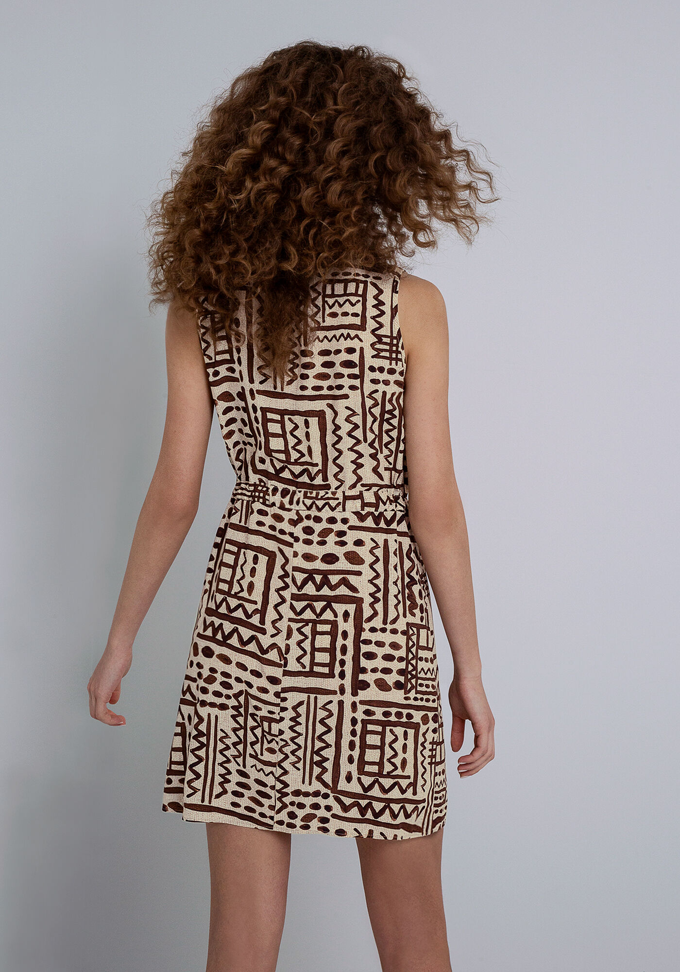 Vestido com Cord&atilde;o Cintura, RUPESTRE, large.