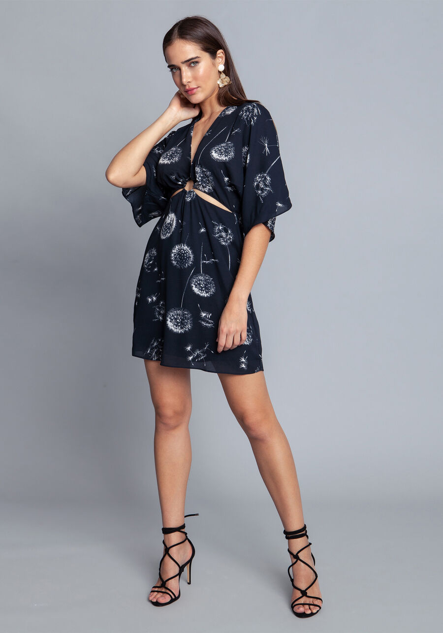 Vestido Tecido Crepe Chiffon Curto, . Vestido Tecido Crepe Chiffon Curto, , large.