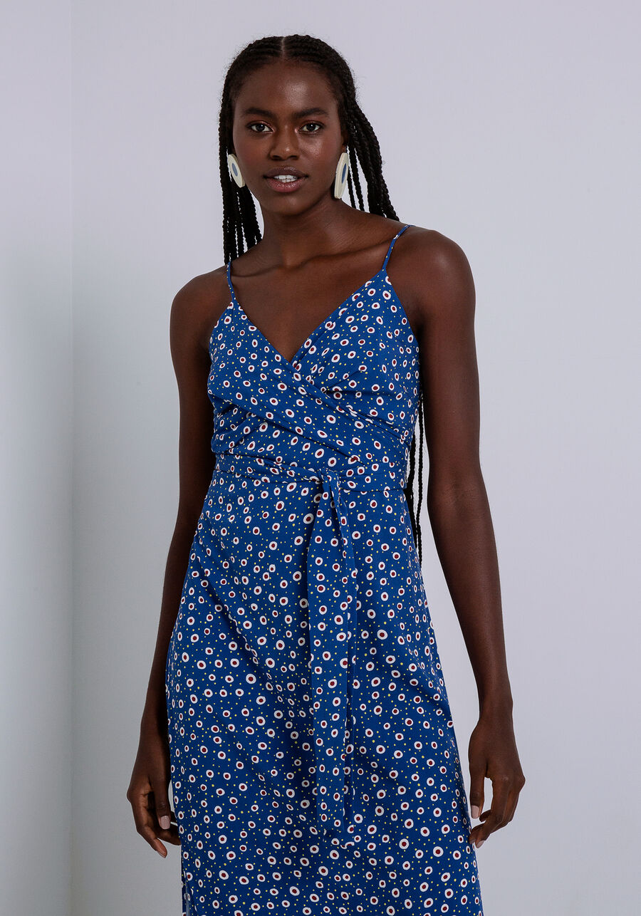 Vestido Midi em Viscose com Transpasse Busto, CAVALO MARINHO. Vestido Midi em Viscose com Transpasse Busto, CAVALO MARINHO, large.