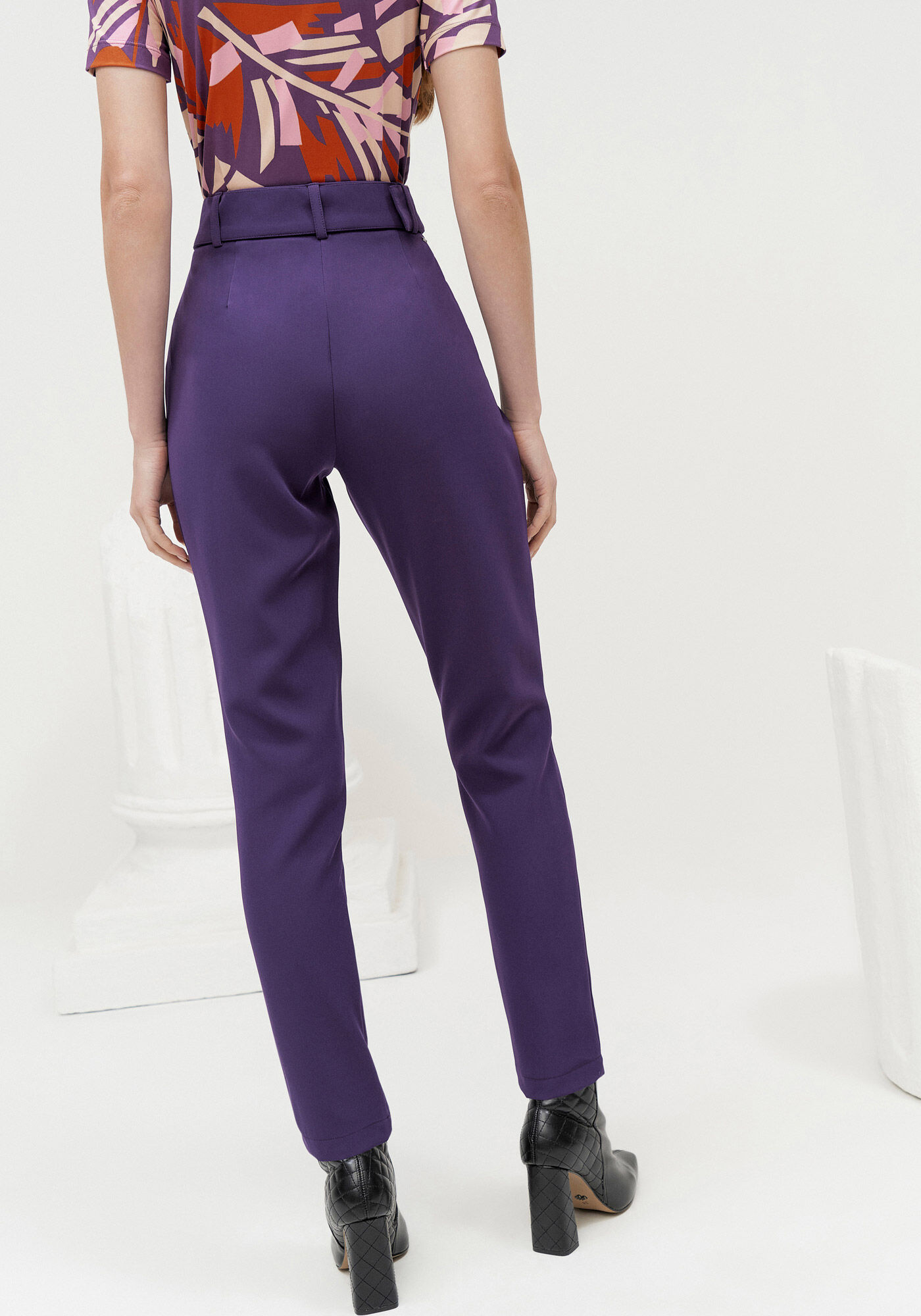 Cal&ccedil;a Reta Alfaiataria com Cinto, , large.