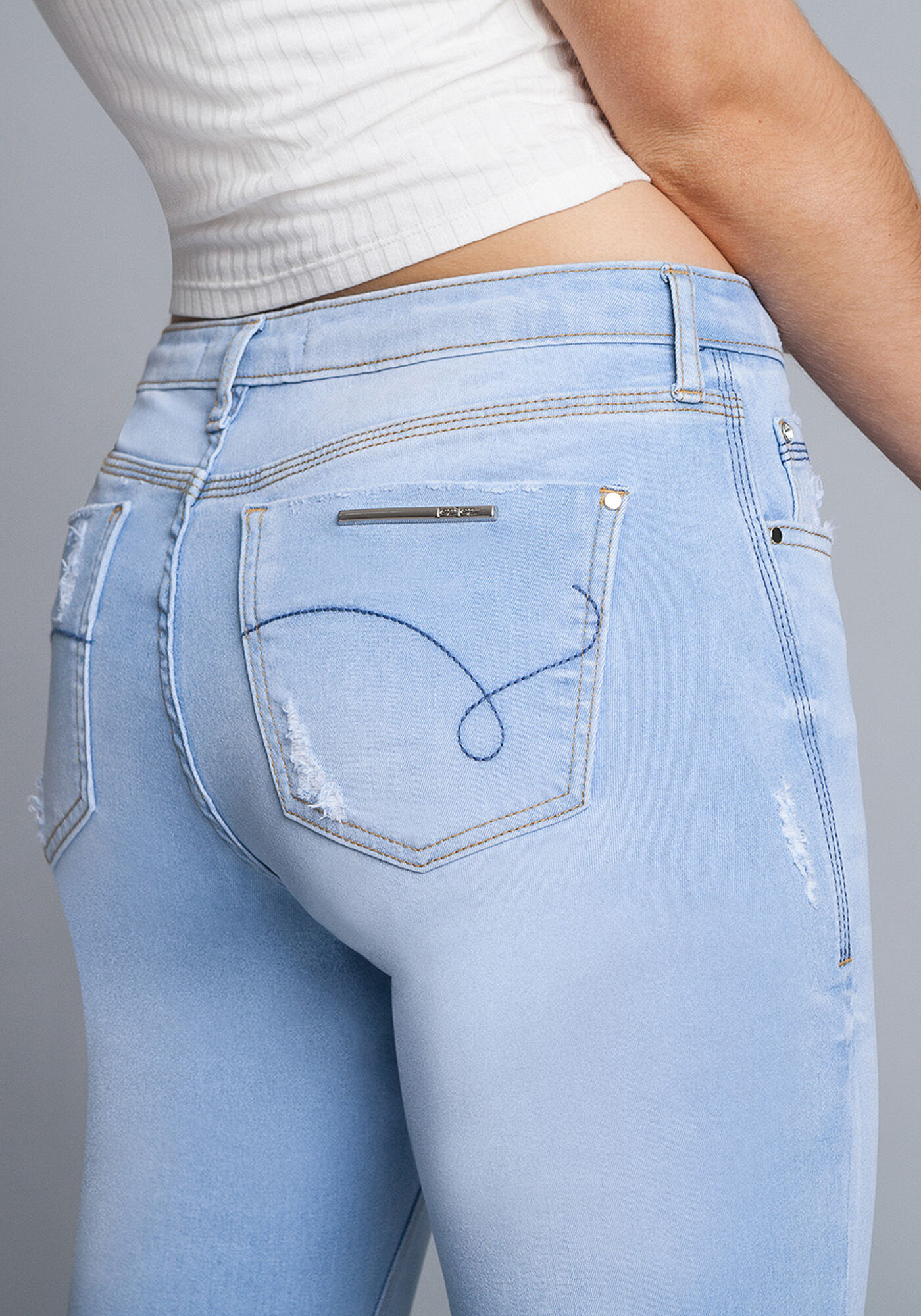 Cal&ccedil;a Skinny Riviera Elastic, , large.