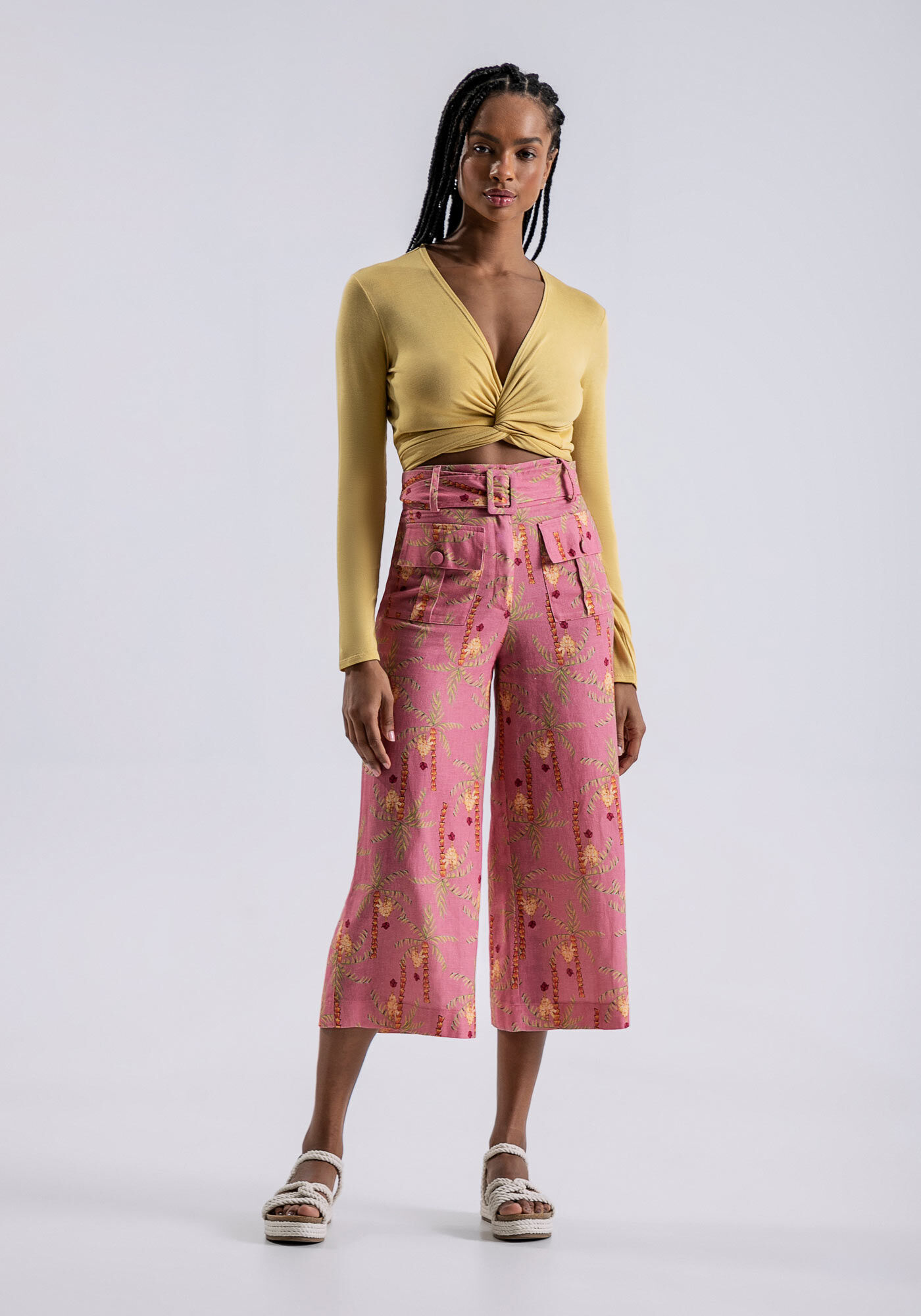 Blusa Manga LongaTranspassada, , large.