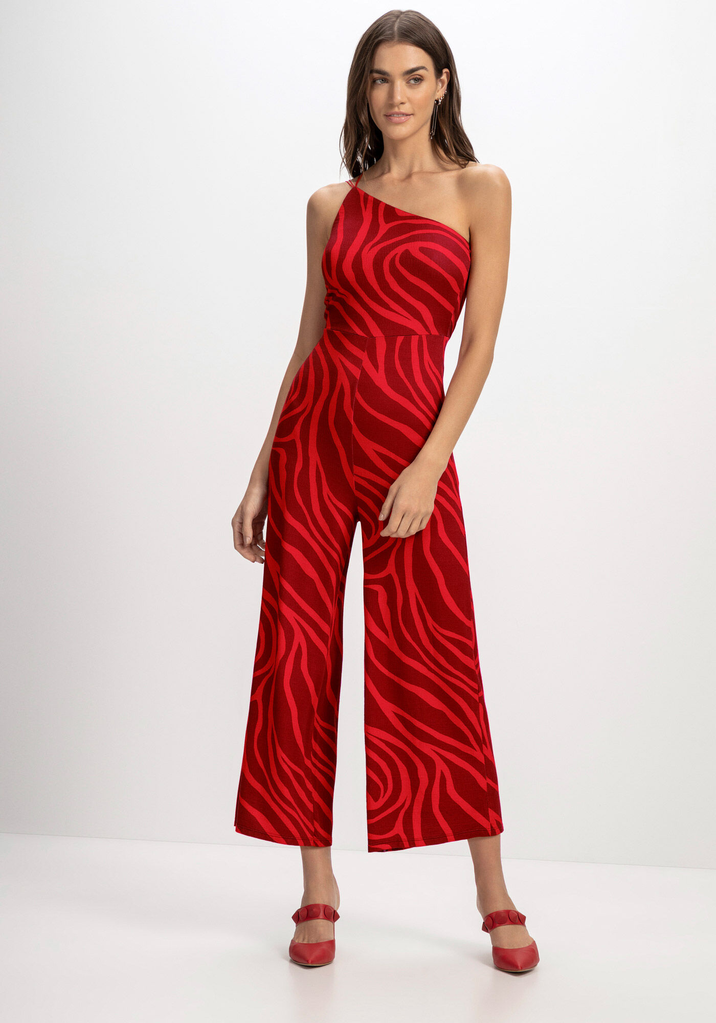 Macac&atilde;o Midi Estampado Ombro S&oacute;, MAGMA, large.