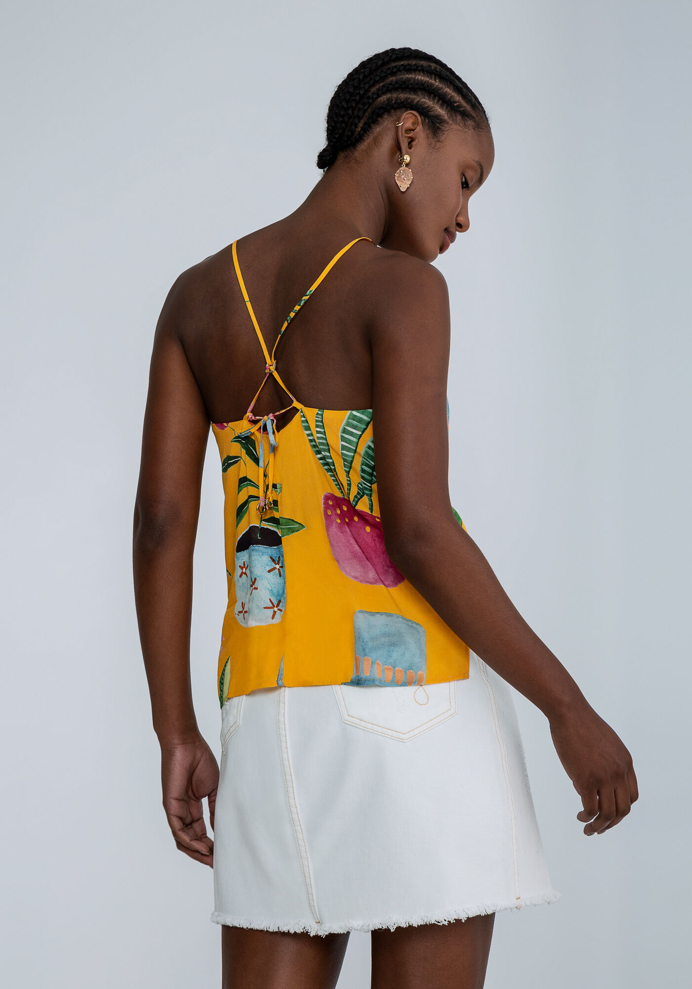 Blusa Al&ccedil;as Detalhe Costas Estampa, , large.