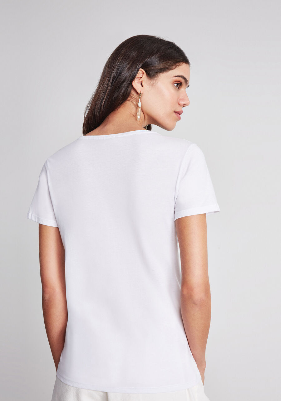 Blusa Manga Curta Estampa Lantejoulas, . Blusa Manga Curta Estampa Lantejoulas, , large.