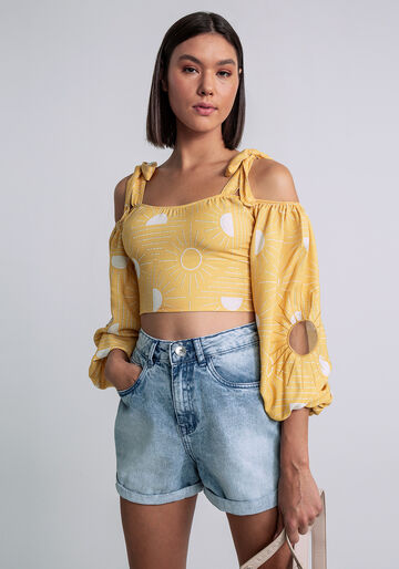 Blusa Ombro a Ombro Cropped, SOLARES, large.
