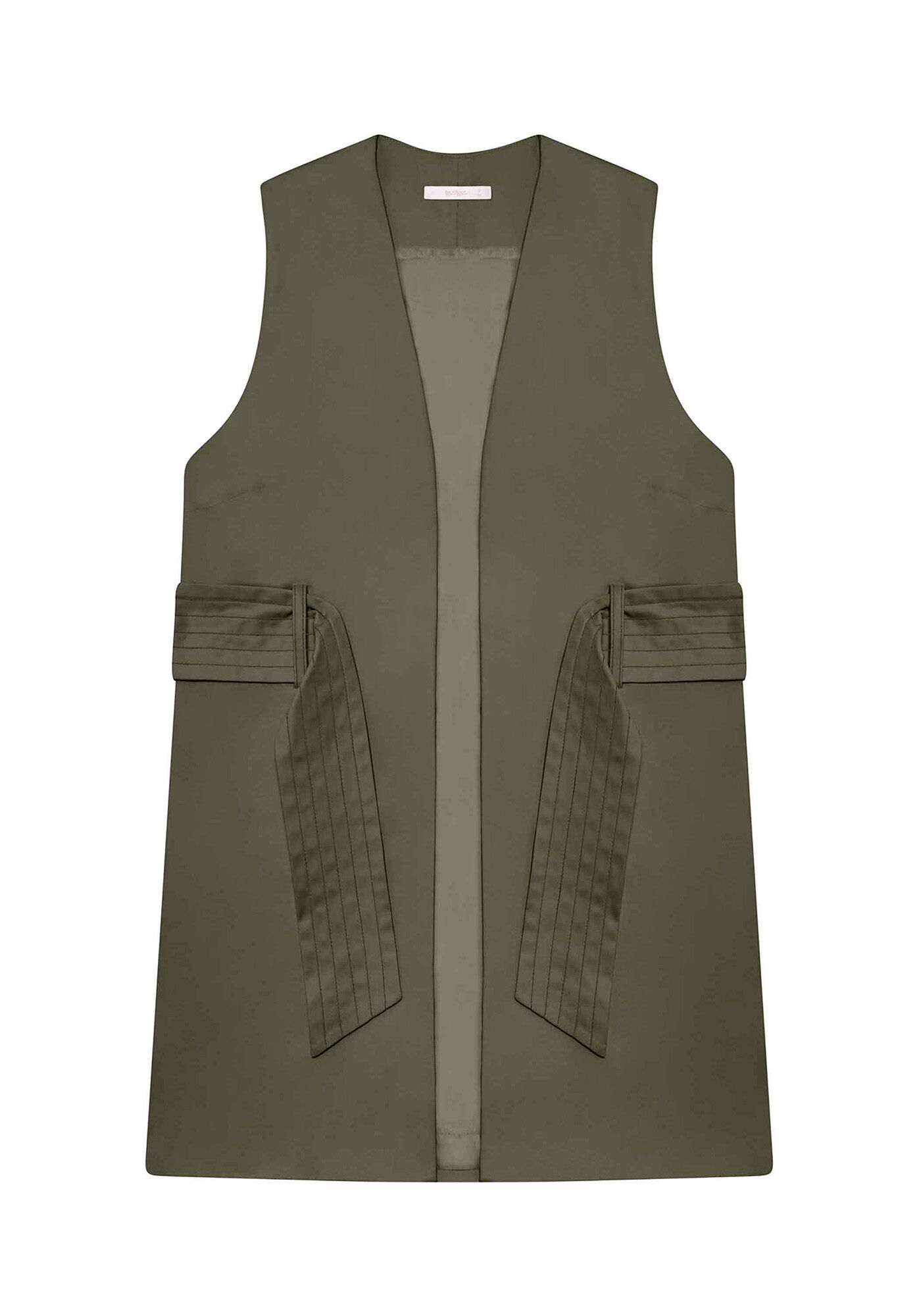 Colete Tecido Cots Unicolor Branco Off White, , large.